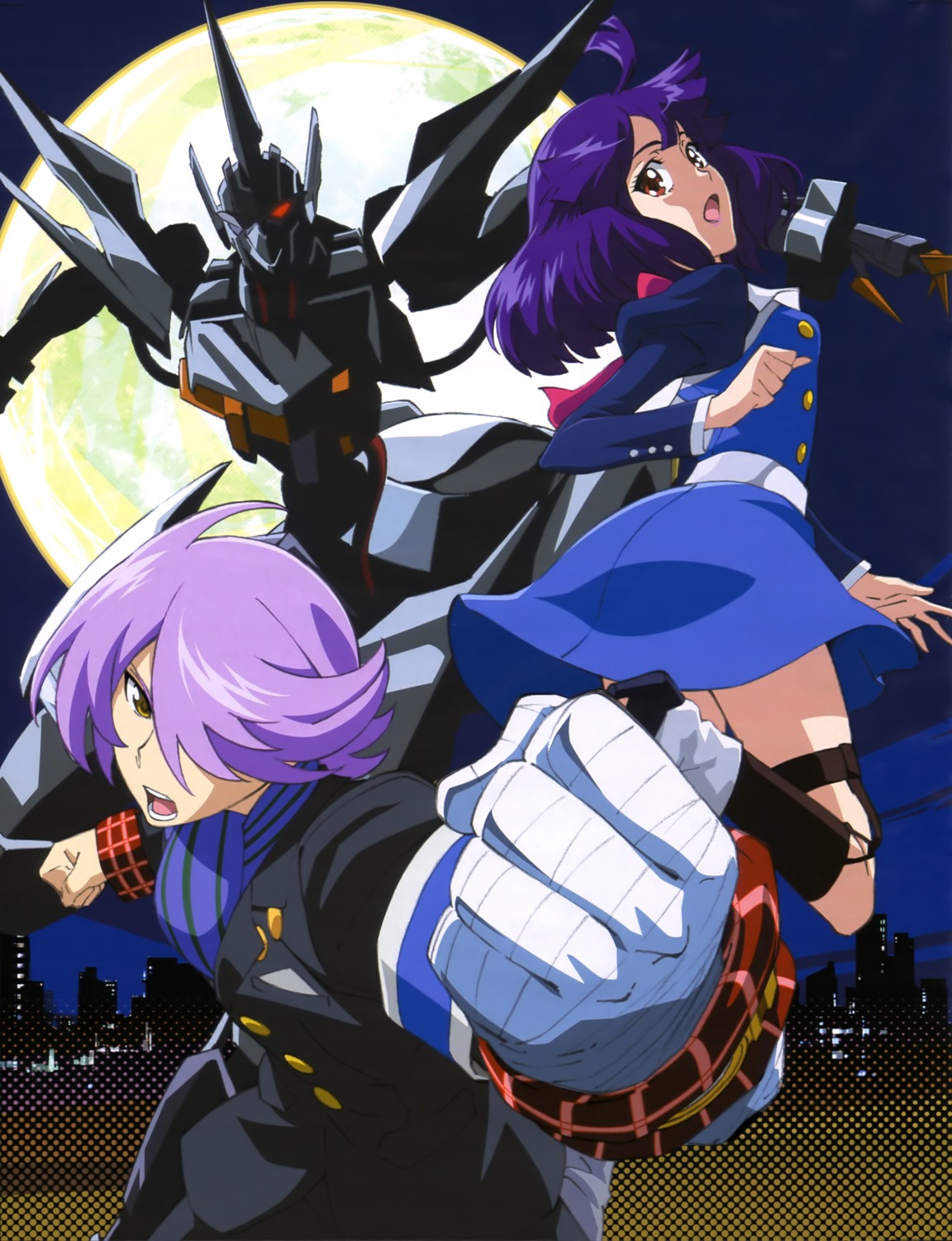 bandages concrete_revolutio dress equus hitoyoshi_jirou hoshino_kikko mecha yokoya_kenta