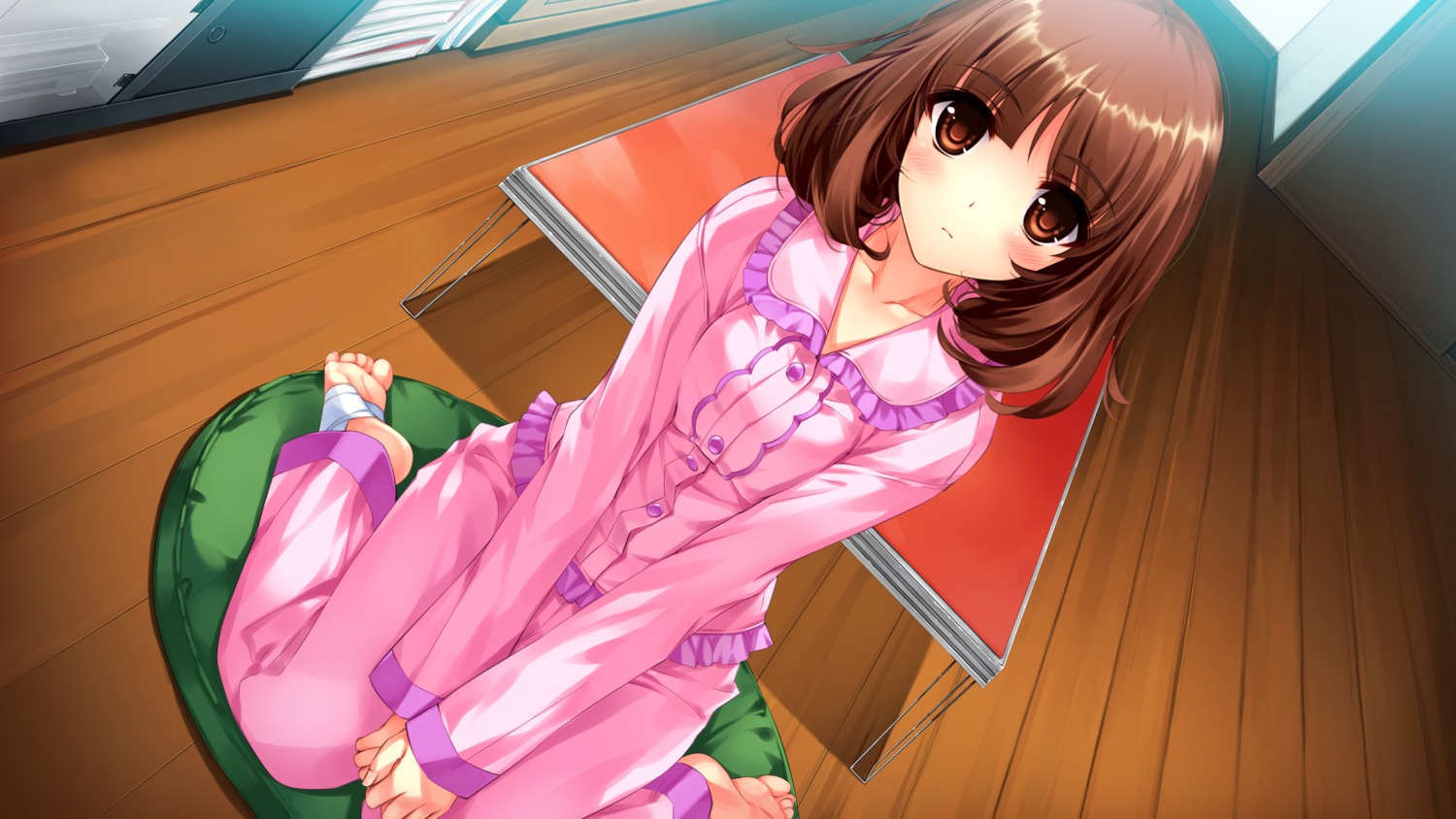 game_cg misaki_kurehito pajama sasaki_kaori trumple ushinawareta_mirai_wo_motomete