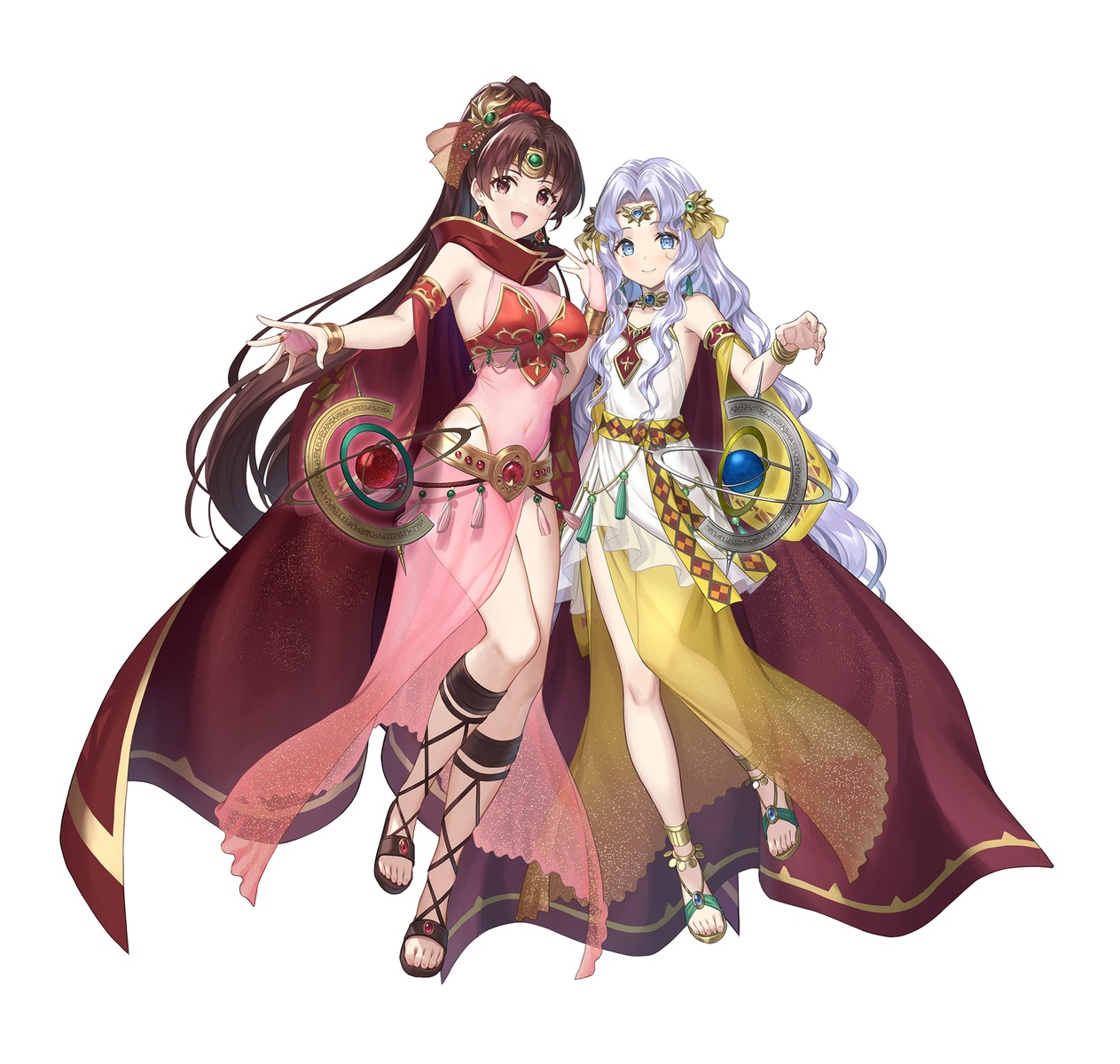 dress fire_emblem fire_emblem:_seisen_no_keifu fire_emblem:_thracia_776 kousei_horiguchi leotard linda_(fire_emblem) nintendo rinda sara_(fire_emblem) see_through