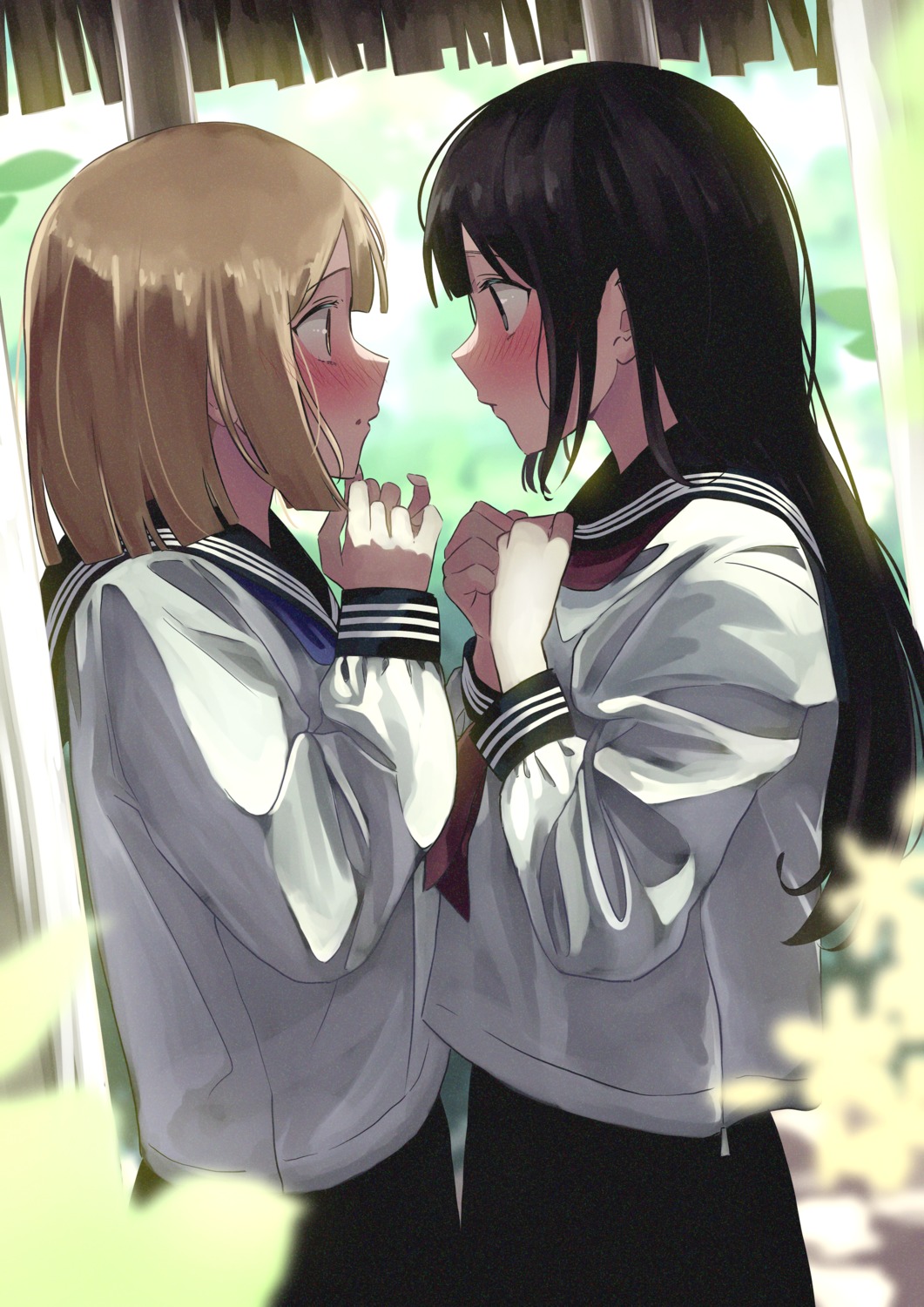 arisugawa_bii seifuku yuri