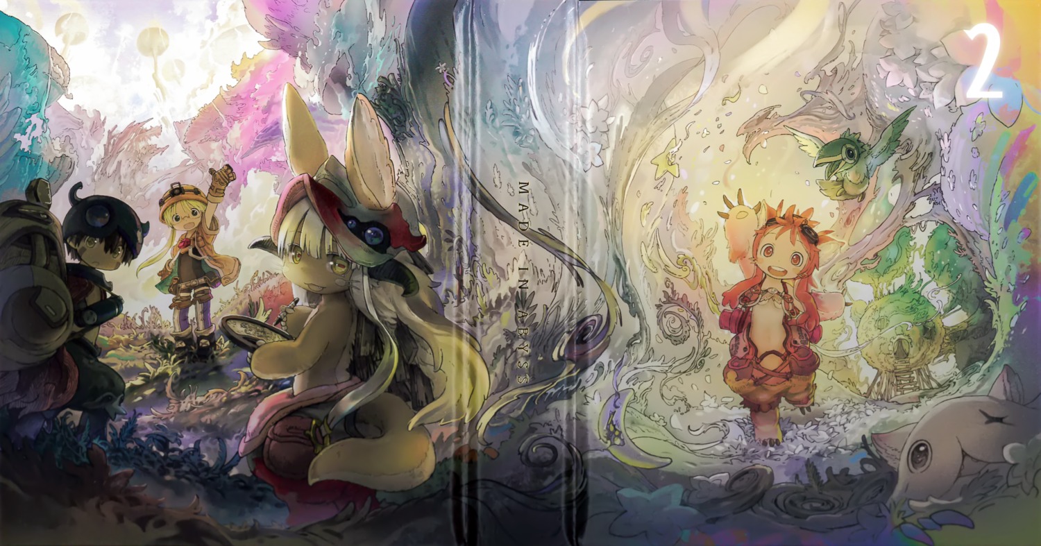 crease fixme landscape loli made_in_abyss mitty_(made_in_abyss) nanachi regu_(made_in_abyss) riko_(made_in_abyss) tsukushi_akihito
