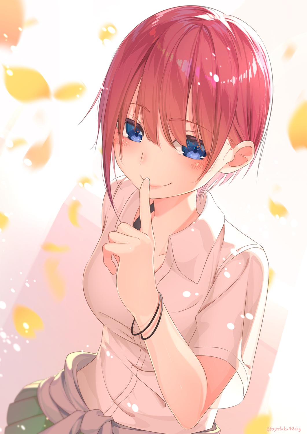 5-toubun_no_hanayome ayataka nakano_ichika seifuku sweater