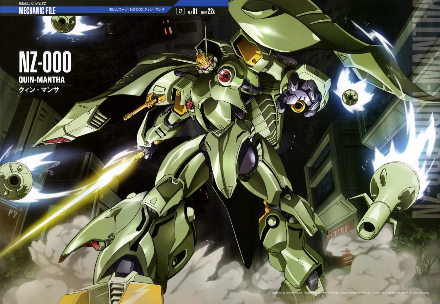 gundam gundam_zz oobari_masami zeta_gundam