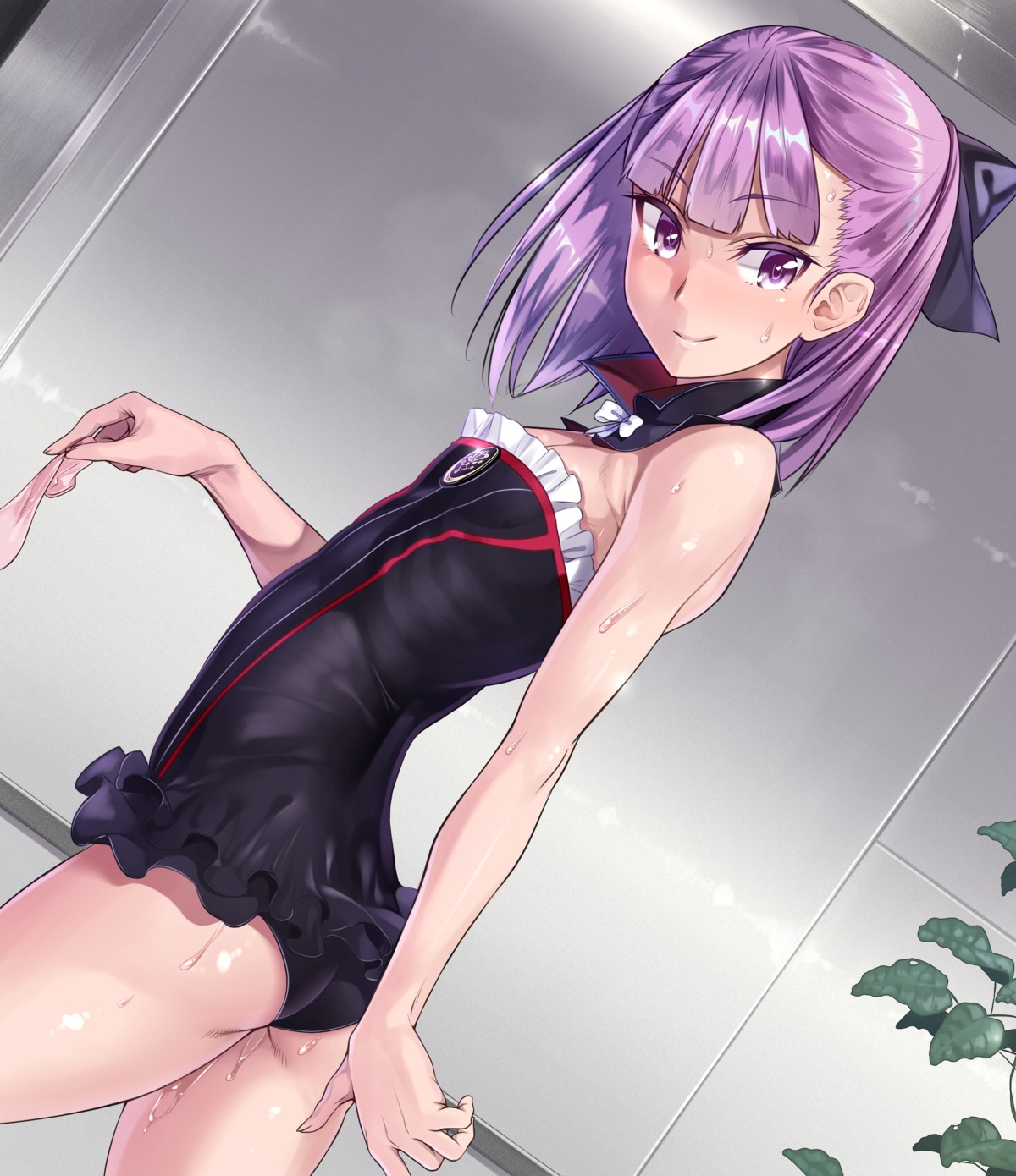 ass cum fate/grand_order helena_blavatsky_(fate/grand_order) orochi_itto pantsu pussy_juice swimsuits wet