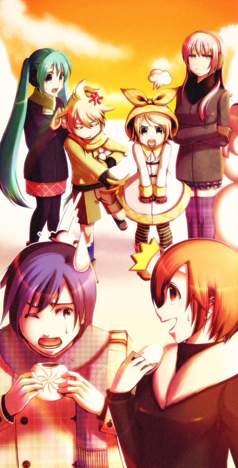 hatsune_miku kagamine_len kagamine_rin kaito megurine_luka meiko starcrown vocaloid