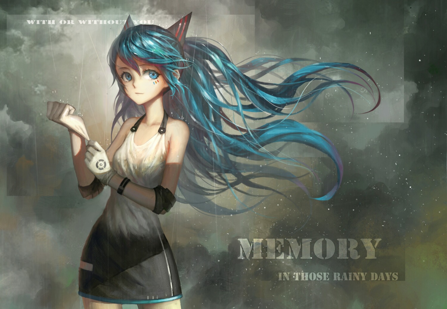 animal_ears hatsune_miku lu_ying vocaloid