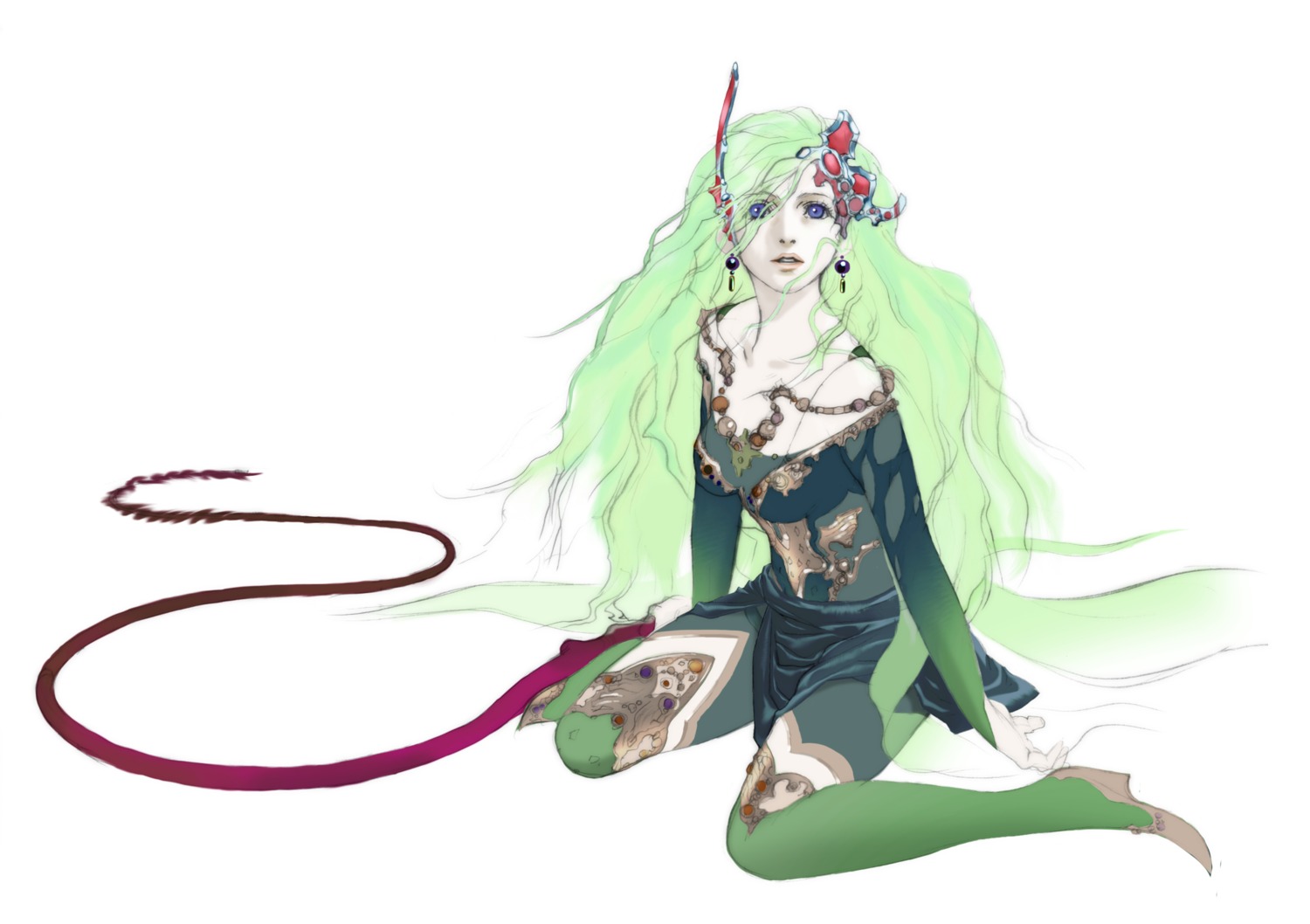 final_fantasy final_fantasy_iv oguro_akira rydia the_after_years