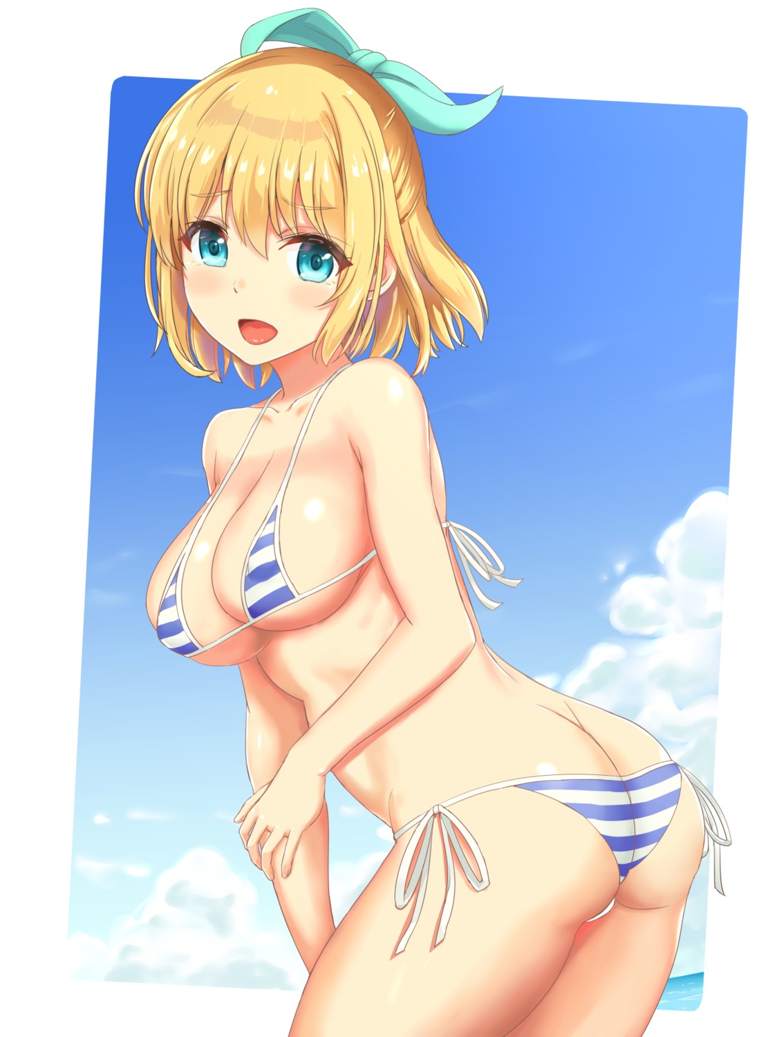 ass bikini cleavage inanaki_shiki rokudenashi_majutsu_koushi_to_akashic_record rumia_tingel swimsuits underboob