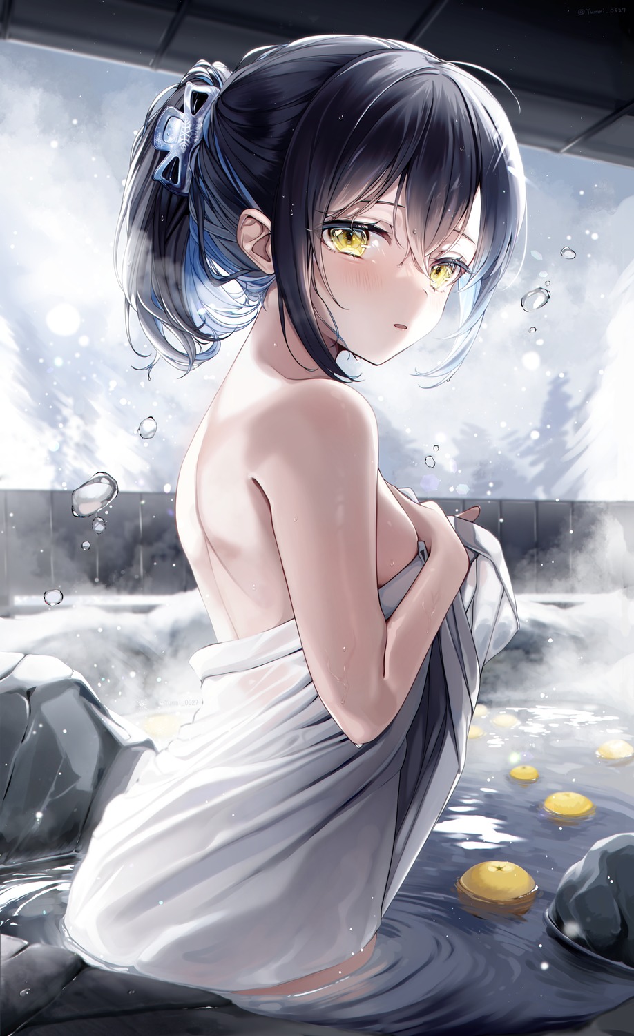 onsen towel wet yunmi_0527