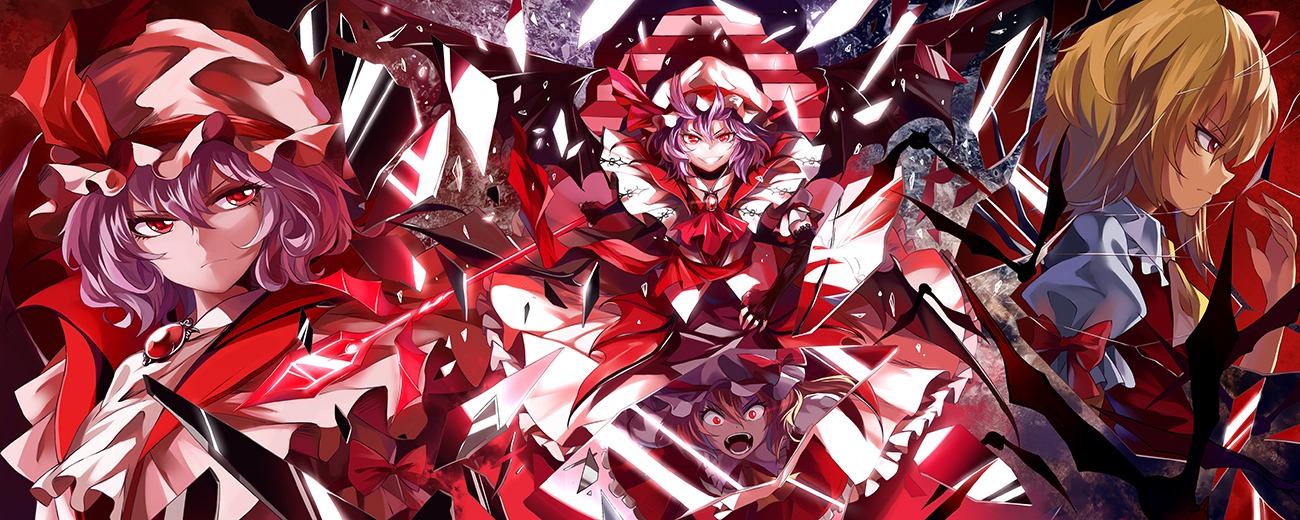 flandre_scarlet neko_(yanshoujie) remilia_scarlet touhou wings