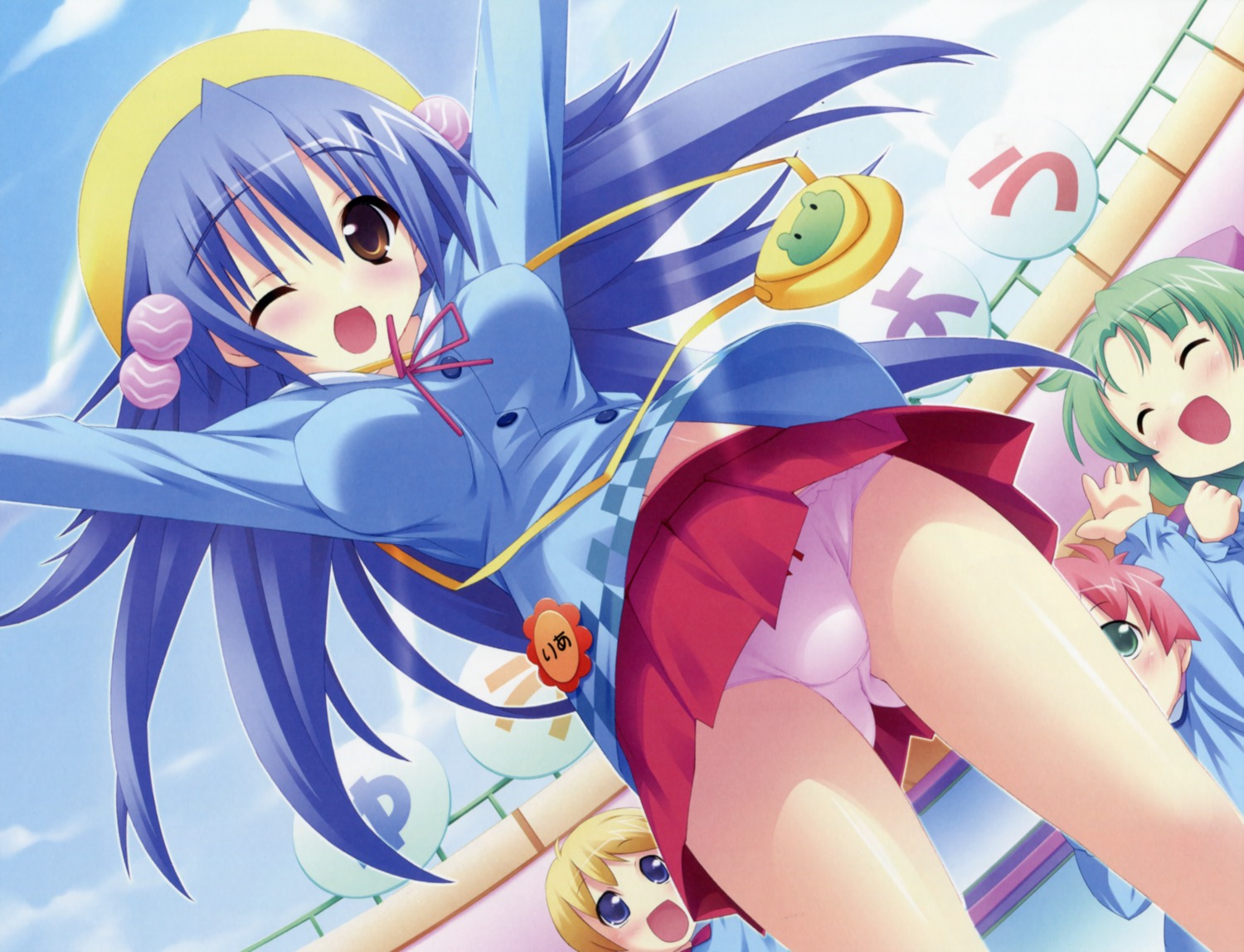 kannagi_rei kujou_ria pantsu seifuku twinkle_crusaders twinkle_crusaders_gogo!