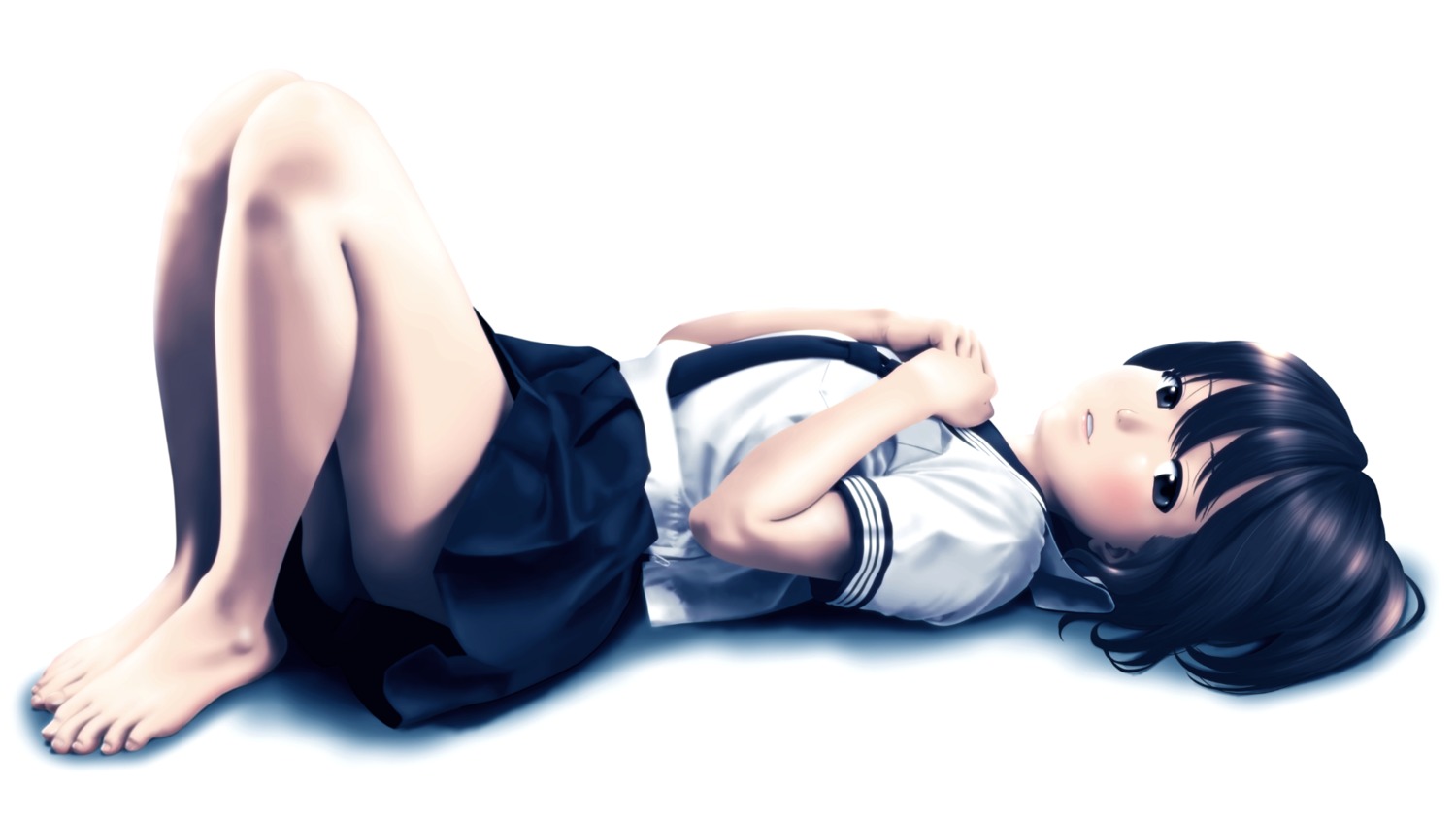 feet seifuku tora_tsugumi wallpaper