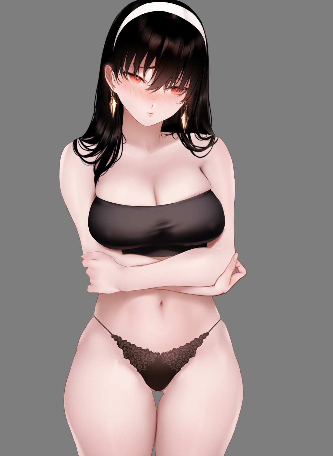 breast_hold pantsu spy_x_family thong transparent_png yor_briar zasshu