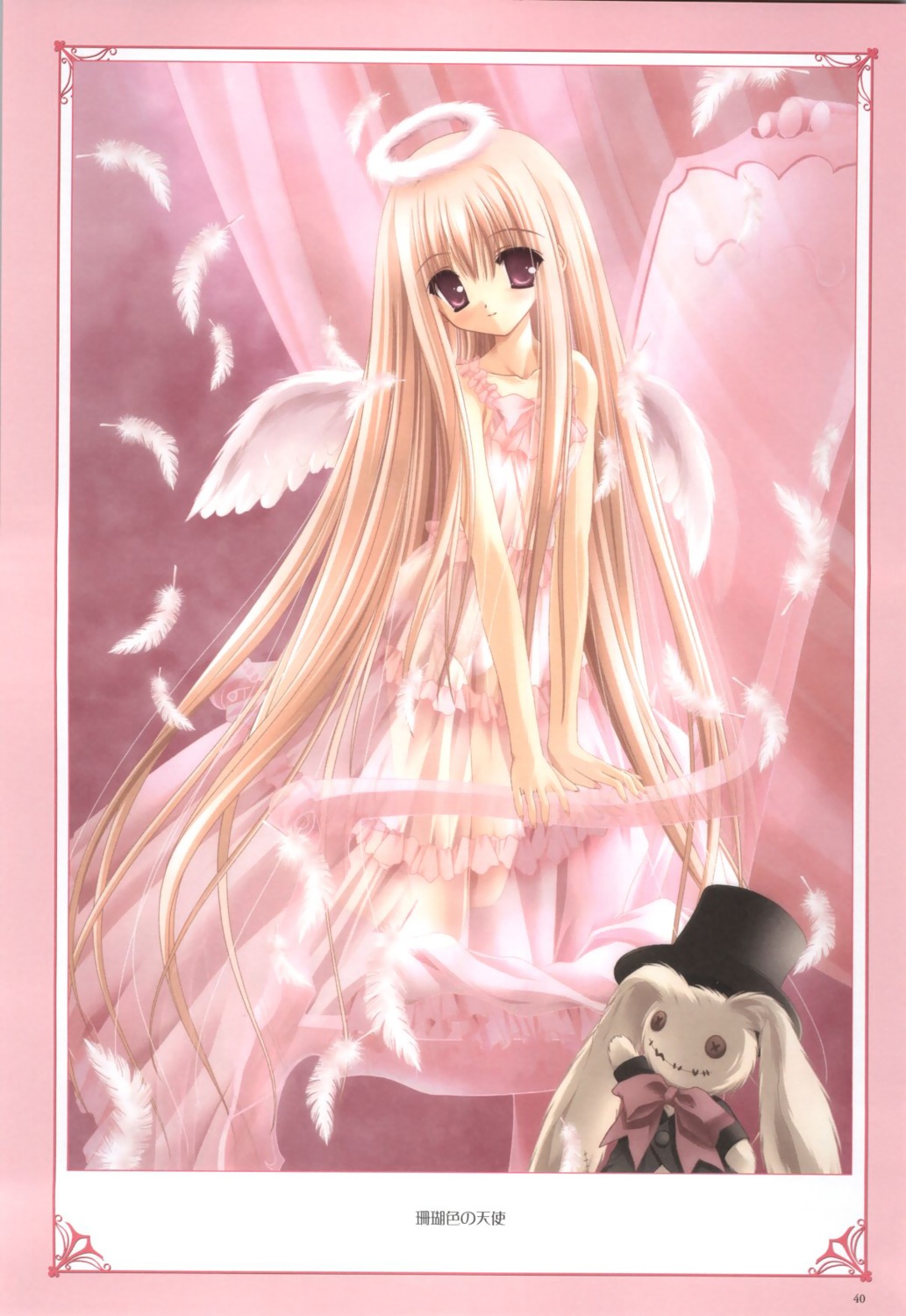 angel dress lingerie lolita_fashion see_through tinkle wings