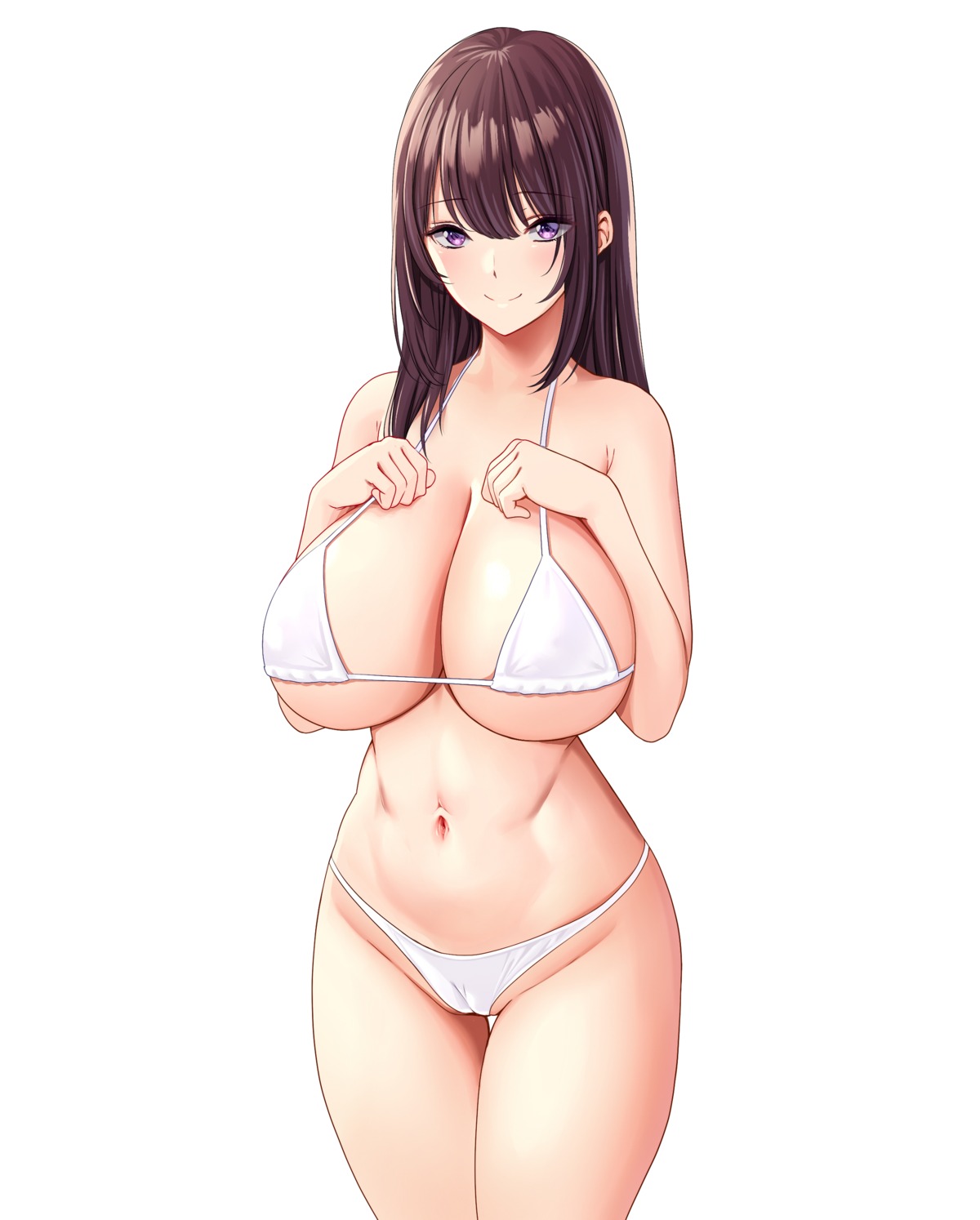 bikini cameltoe erect_nipples marui_koishi swimsuits