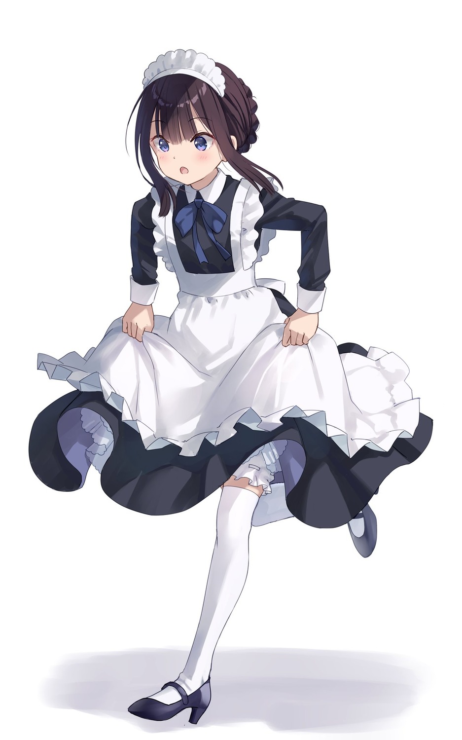 na-ga bloomers heels maid skirt lift tagme thighhighs | #1125782 | yande.re