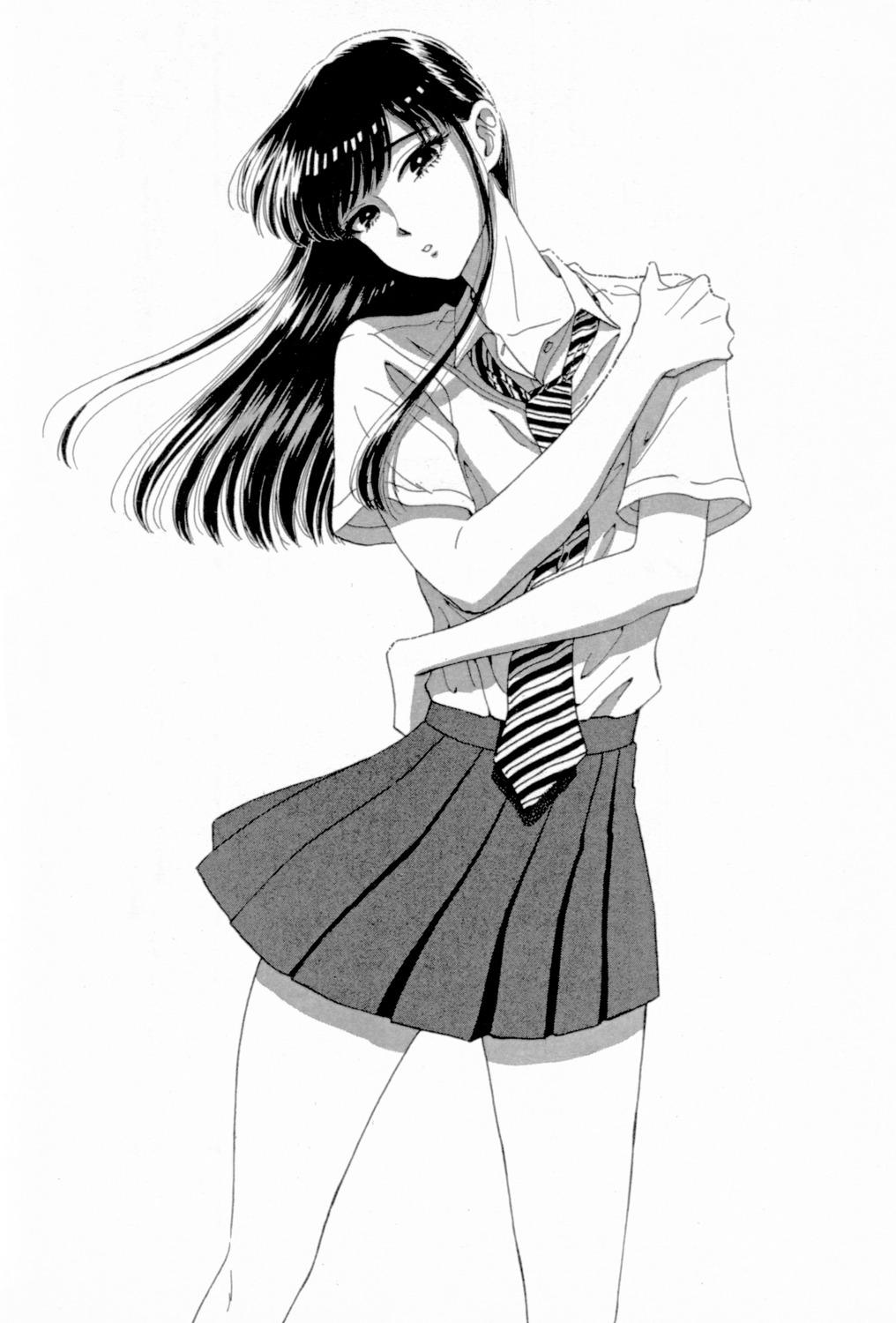 koi_wa_ameagari_no_you_ni mayuzuki_jun monochrome seifuku tachibana_akira