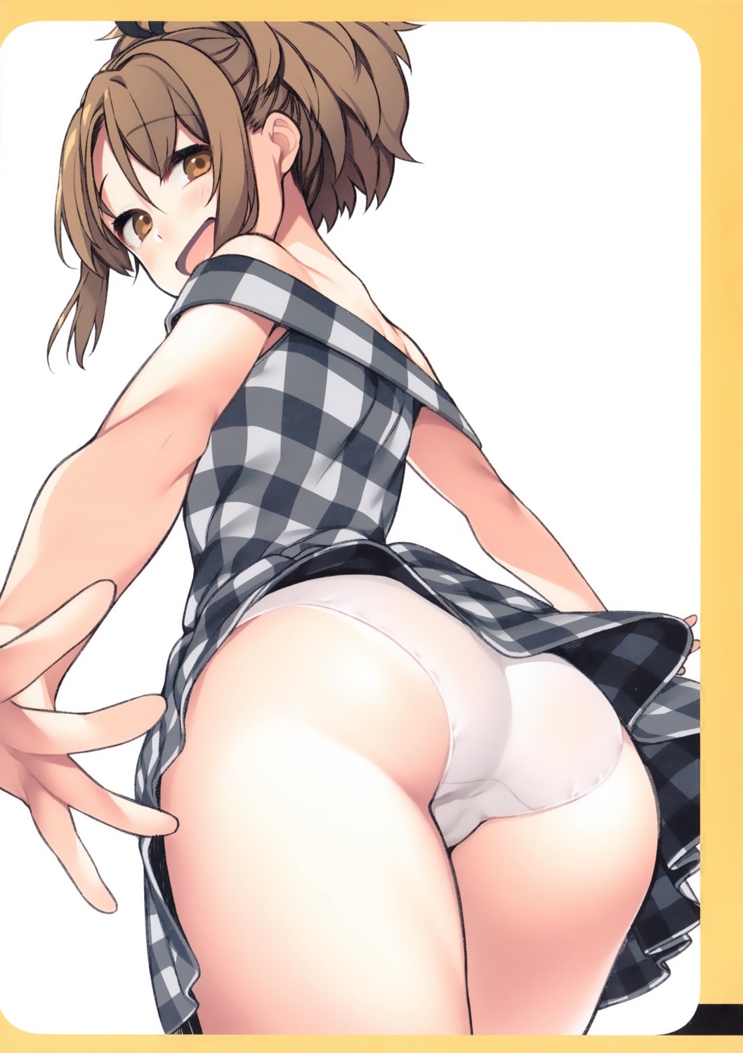 ass cameltoe dress giuniu giuniuya pantsu skirt_lift