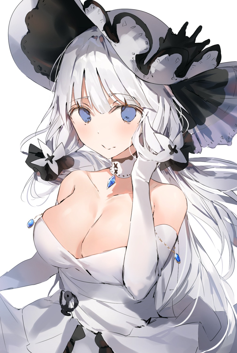 azur_lane cleavage dress illustrious_(azur_lane) yuuko_(030_yuko)