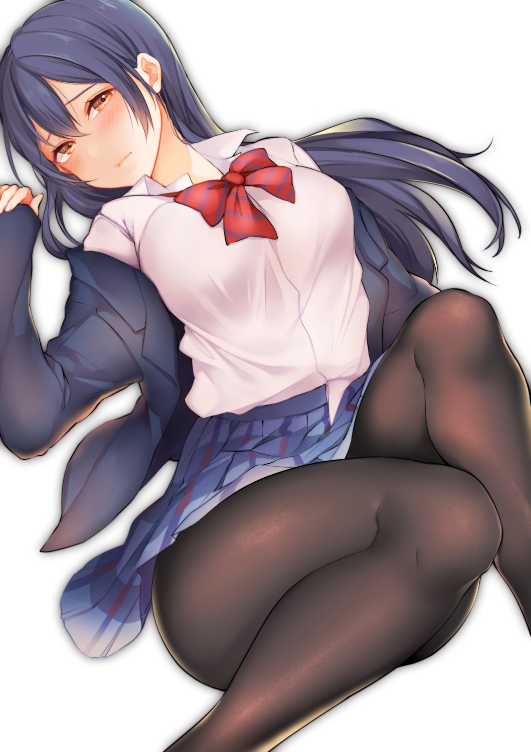 love_live! pantyhose seifuku sonoda_umi yumari_nakura