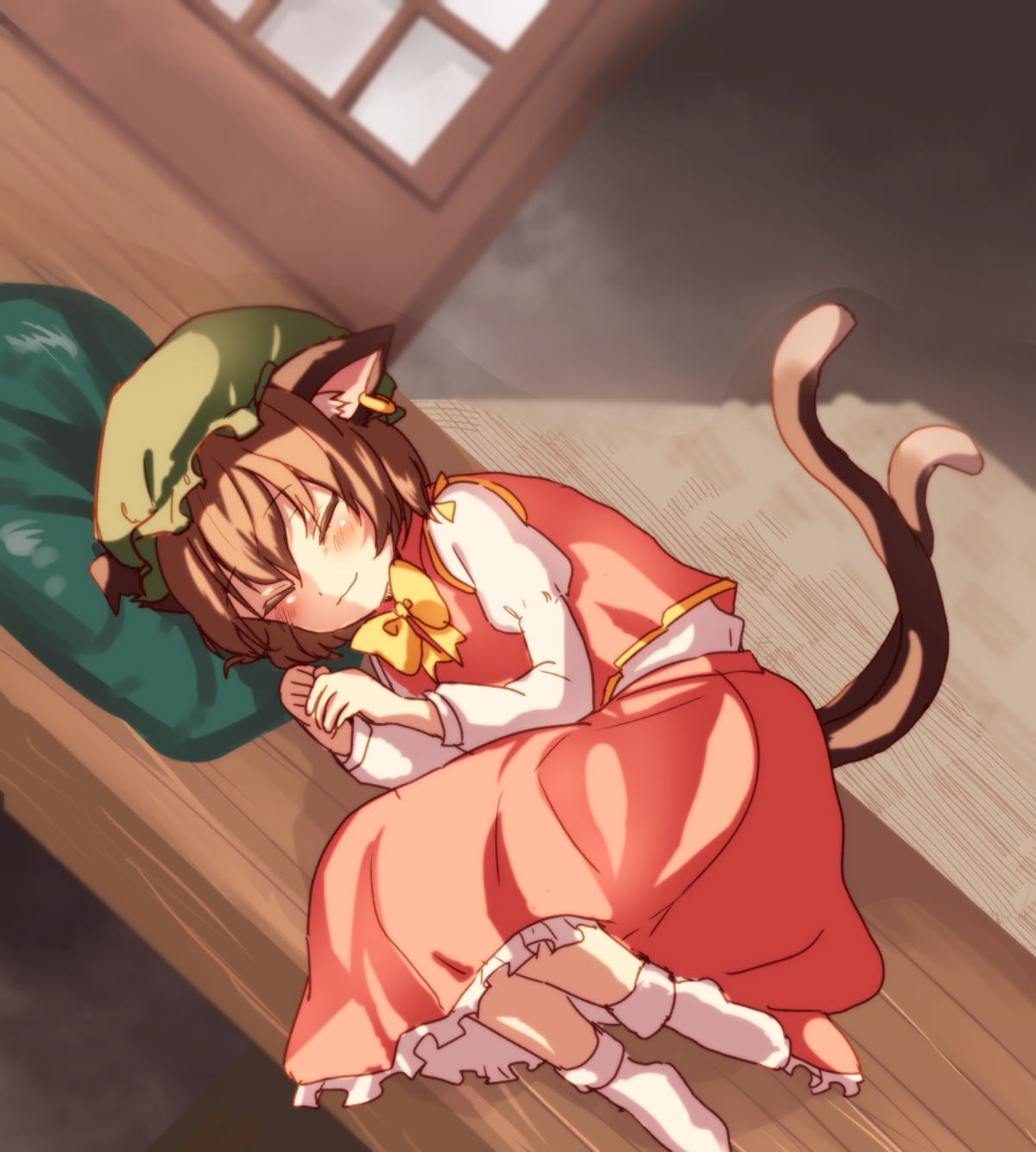 animal_ears chen tail touhou umino_(anesthesia)