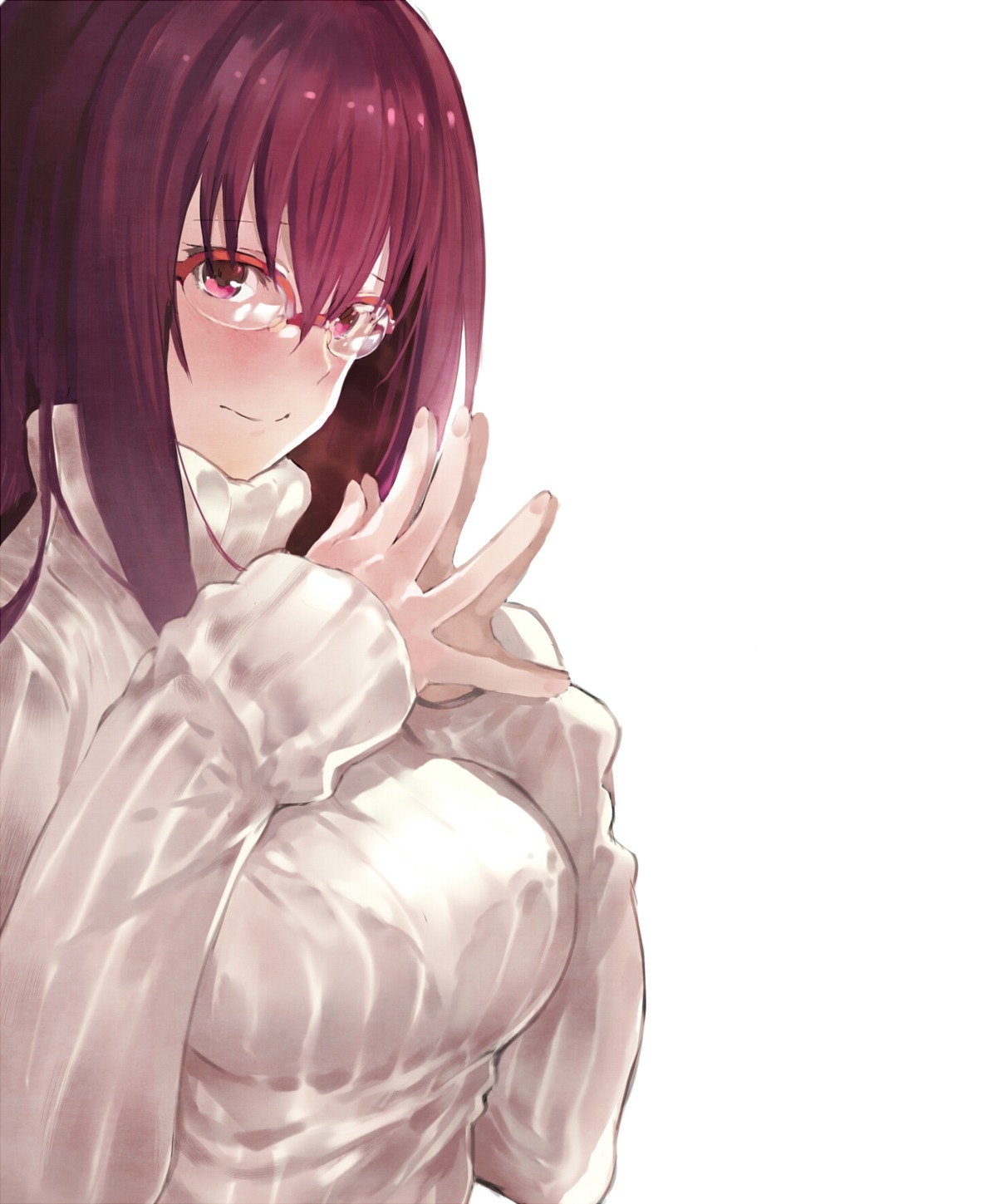 fate/grand_order megane scathach_(fate/grand_order) sweater tokopi