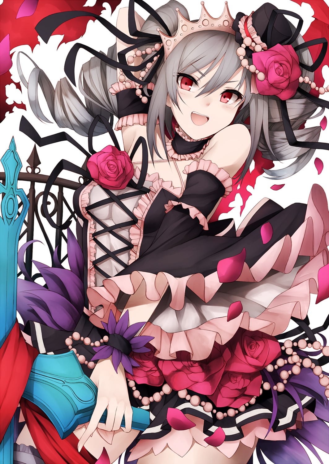 dress gothic_lolita kanzaki_ranko lolita_fashion snm_(sunimi) the_idolm@ster the_idolm@ster_cinderella_girls