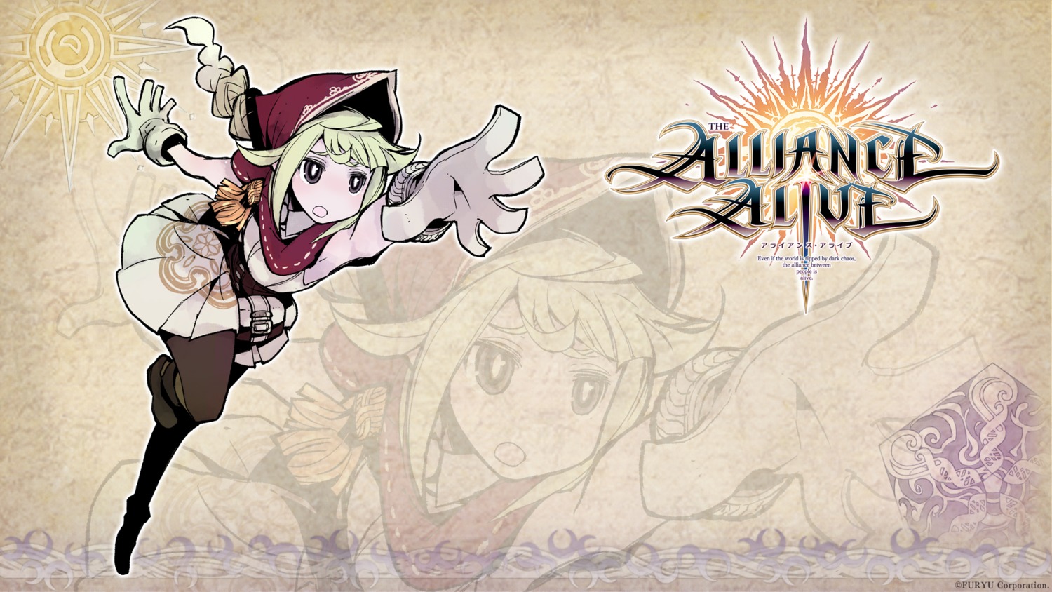 dress furyu pantyhose rachel_(the_alliance_alive) tagme the_alliance_alive wallpaper