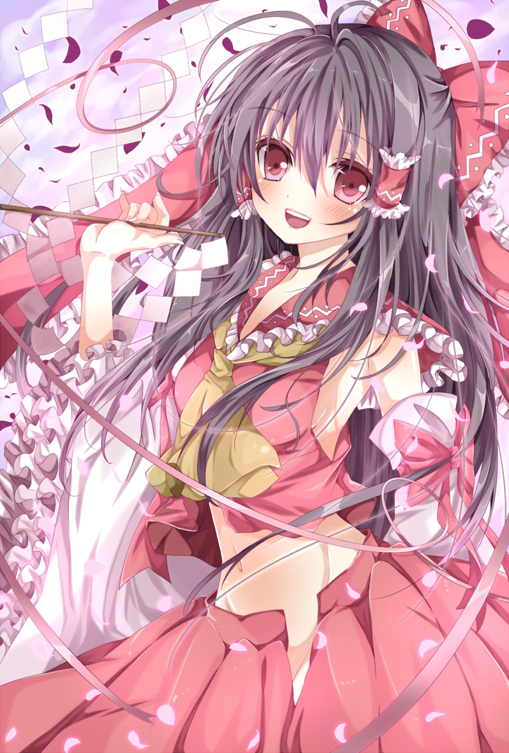 hakurei_reimu nanase_nao nopan touhou