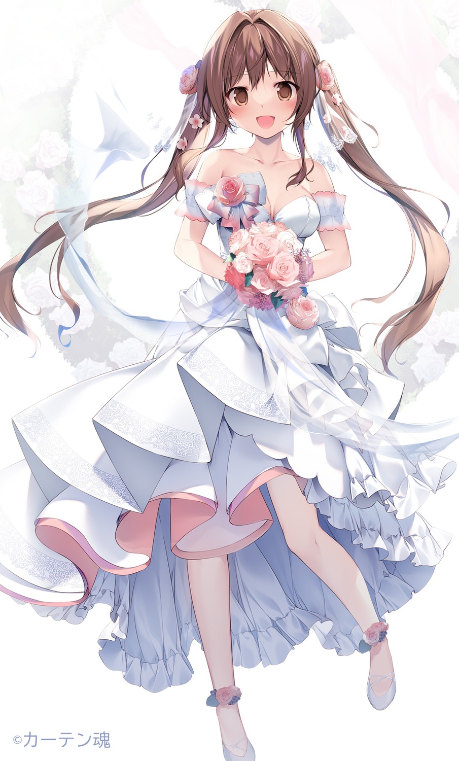 aomi_kanon dress karory no_bra wedding_dress