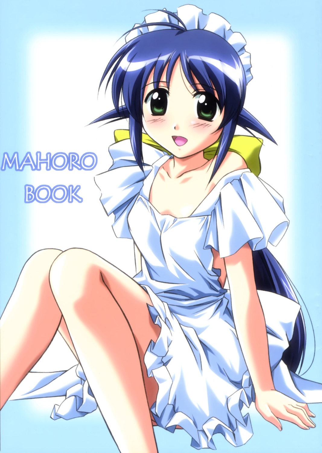 andou_mahoro mahoromatic naked_apron yamane_masahiro