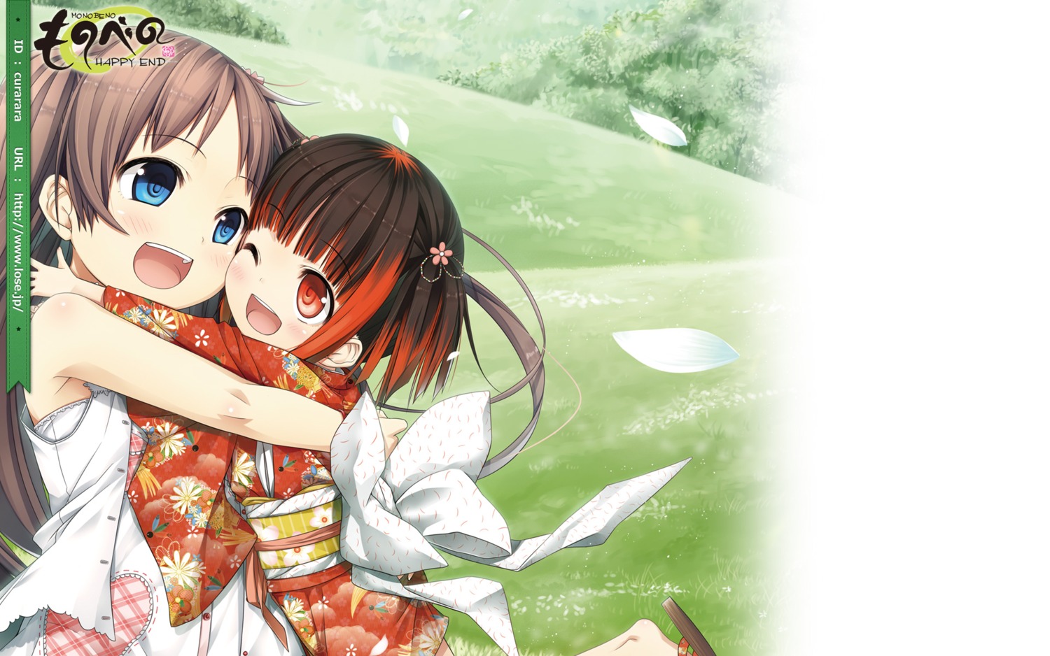 cura dress emi_(monobeno) kimono lose monobeno sawai_natsuha summer_dress wallpaper