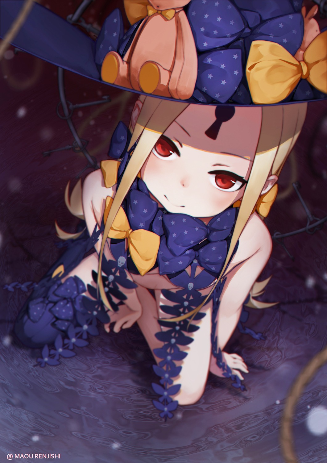 abigail_williams_(fate) bigxixi fate/grand_order loli naked official_watermark