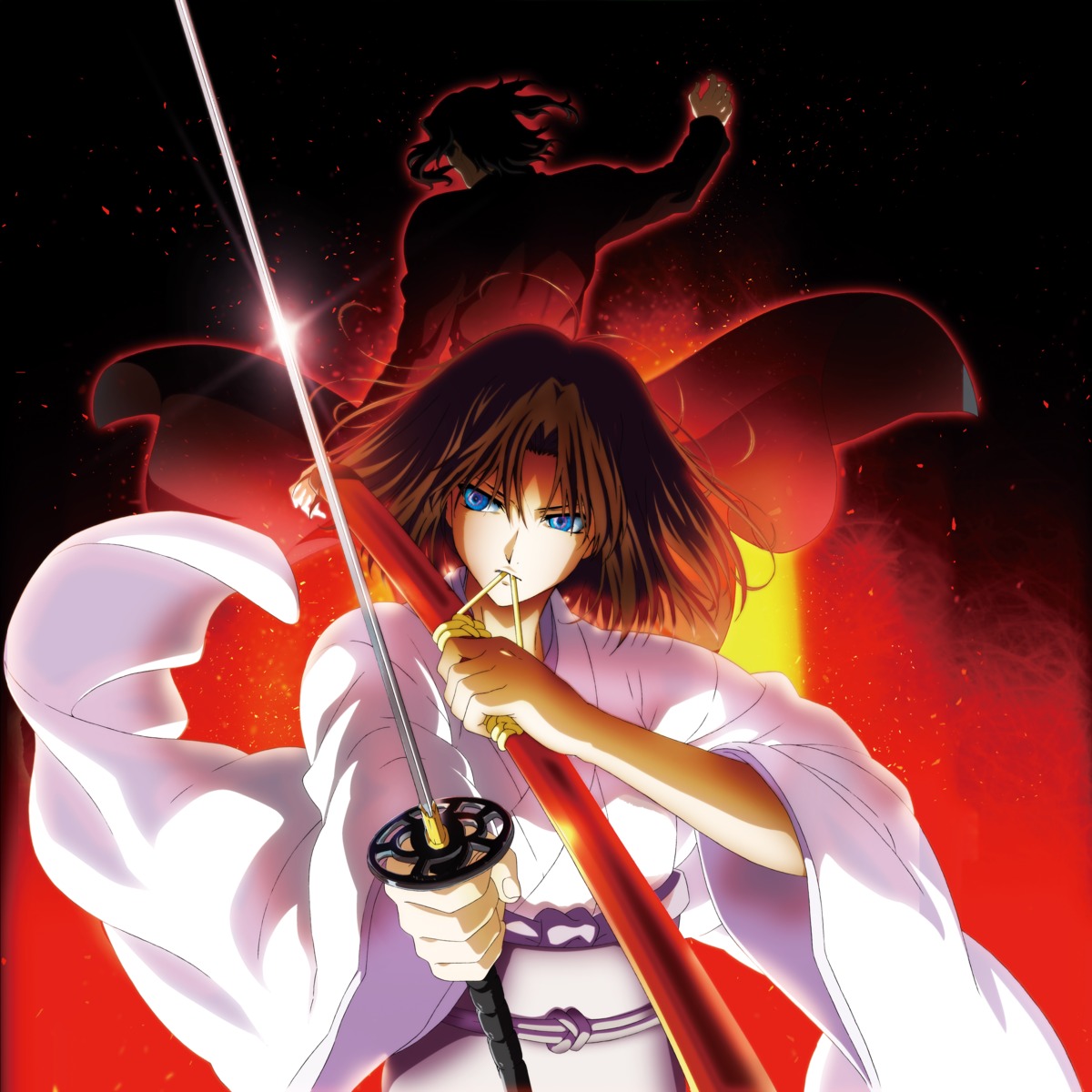 araya_souren kara_no_kyoukai kimono ryougi_shiki sword