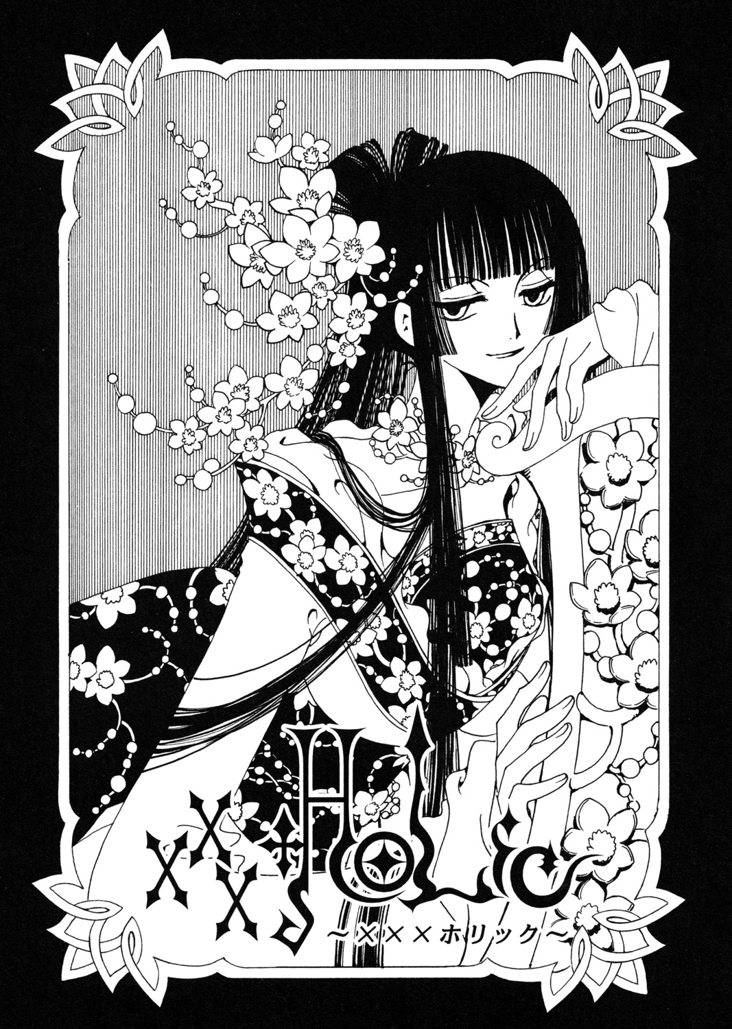 clamp ichihara_yuuko monochrome xxxholic