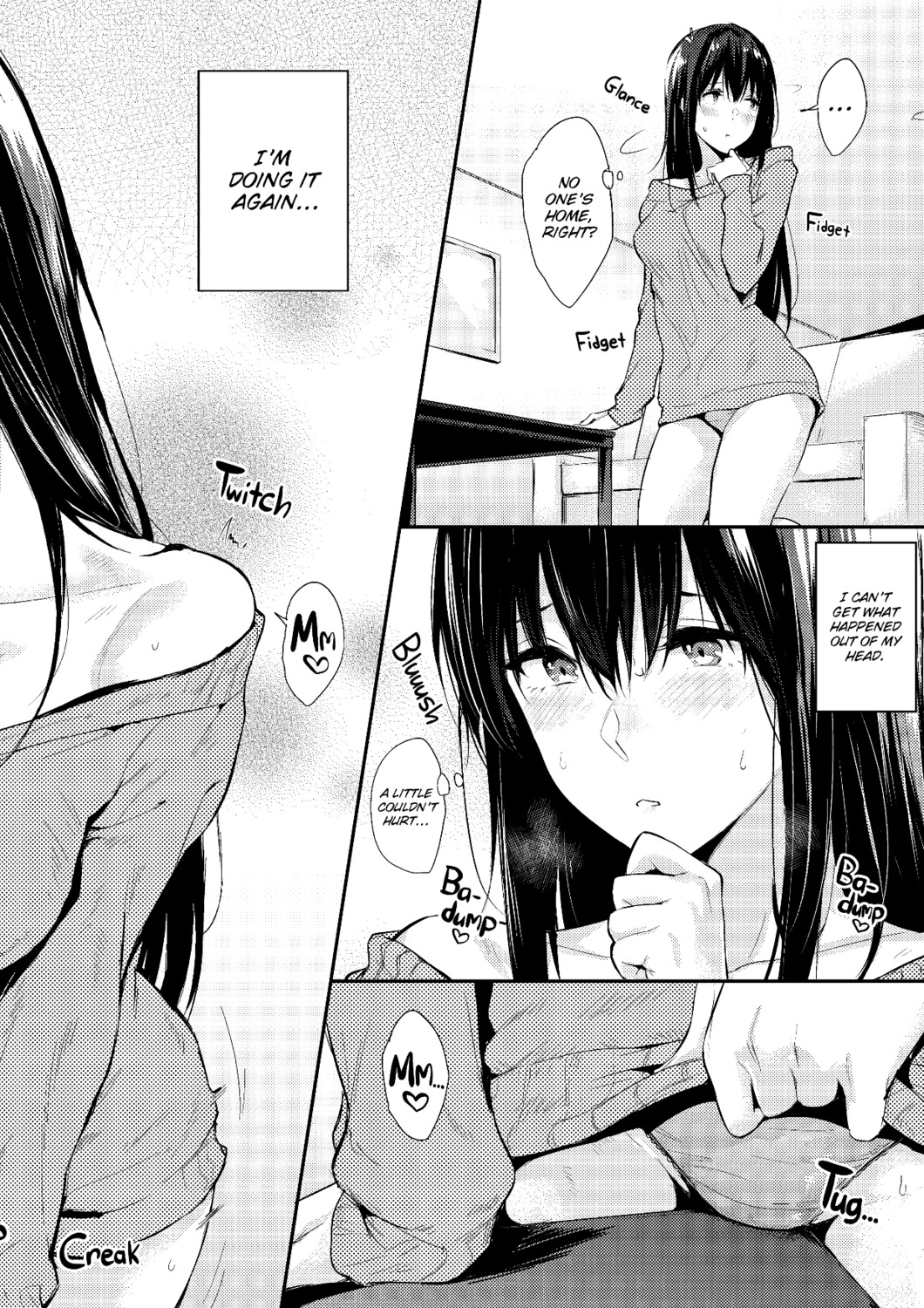 monochrome napata pantsu string_panties