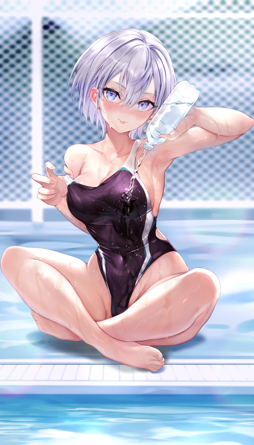 haishiki swimsuits undressing wet