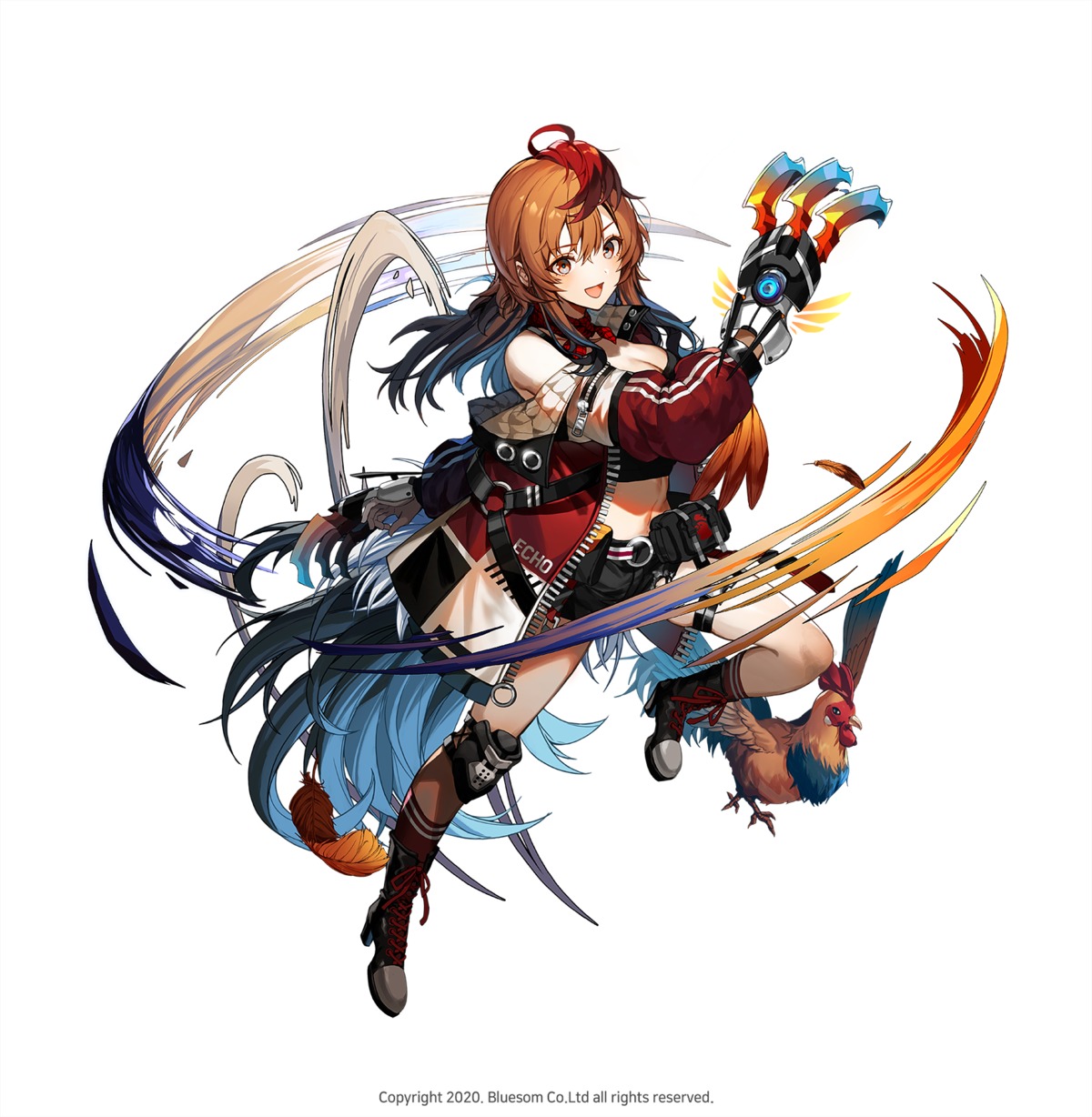 garter lentain tail weapon yasei_shoujo