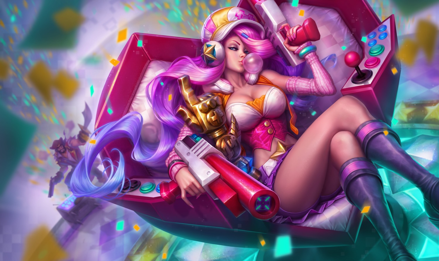 cleavage gun league_of_legends miss_fortune sword tagme