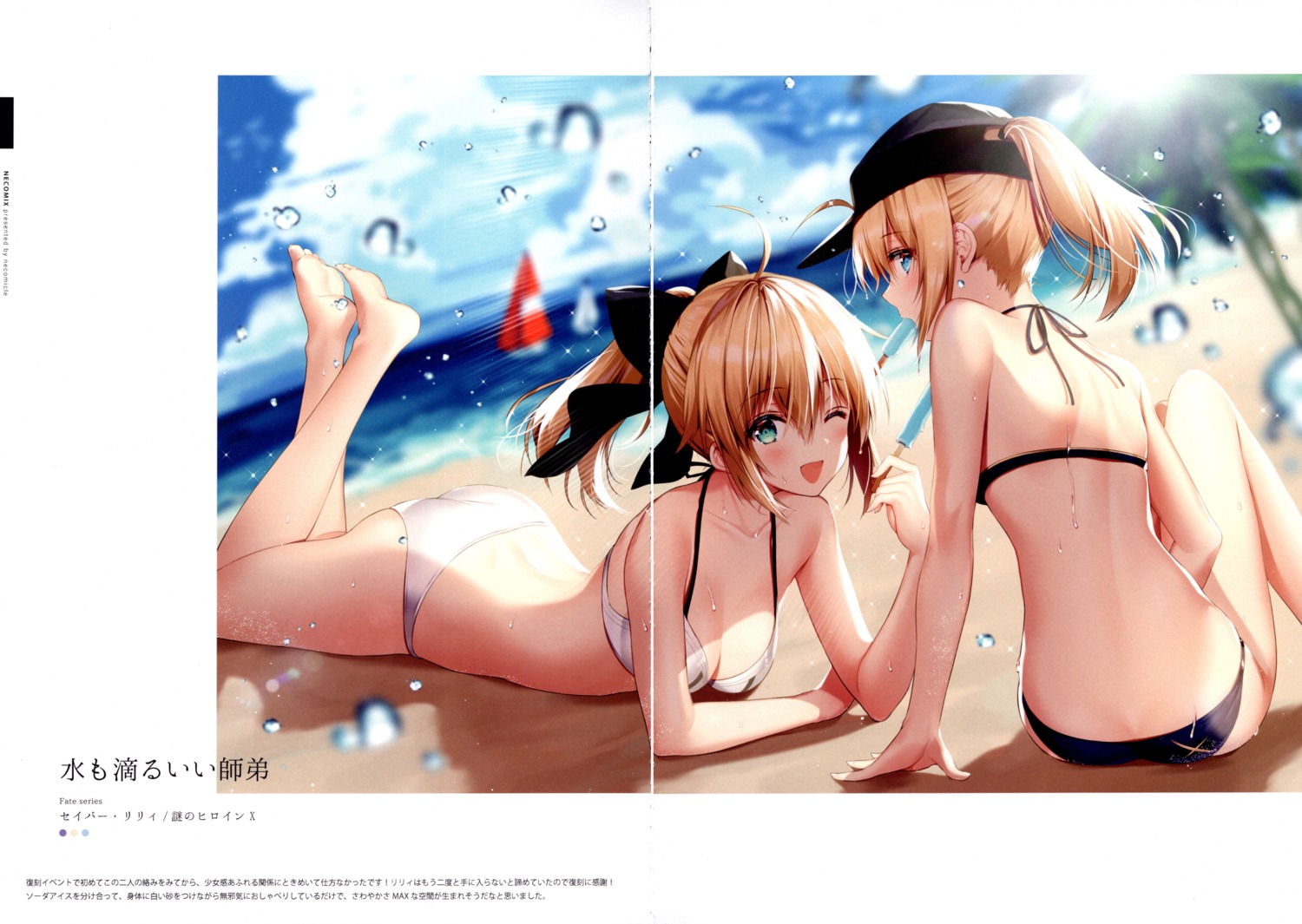 crease fate/grand_order heroine_x necomi saber saber_lily screening