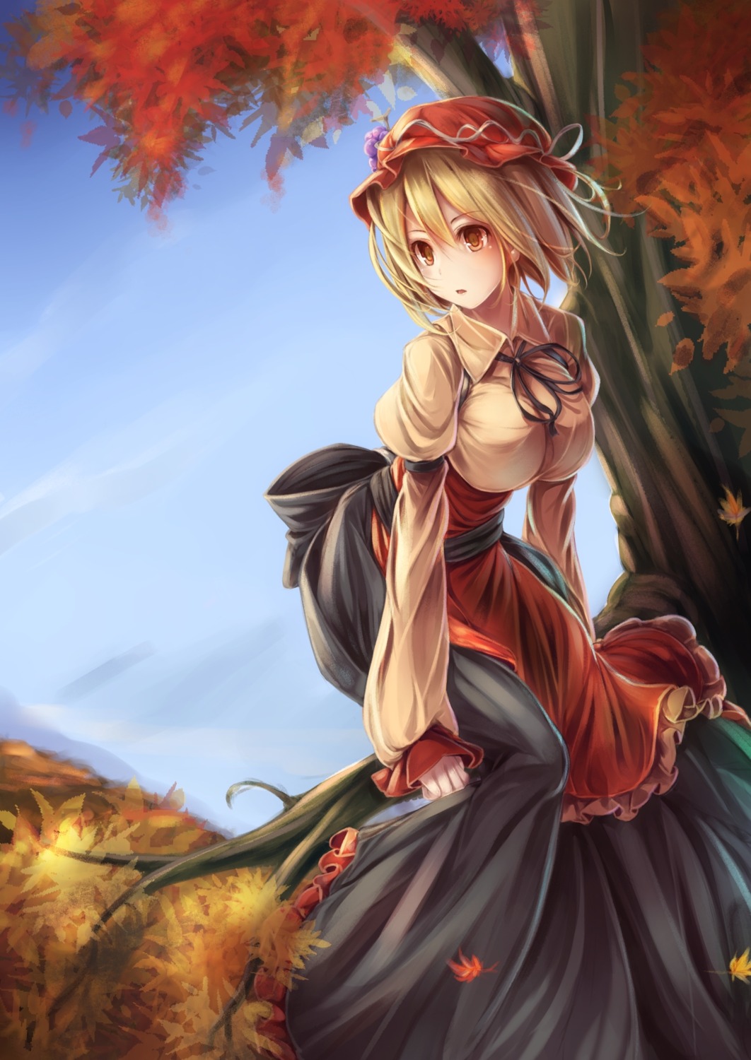 aki_minoriko fal_maro touhou