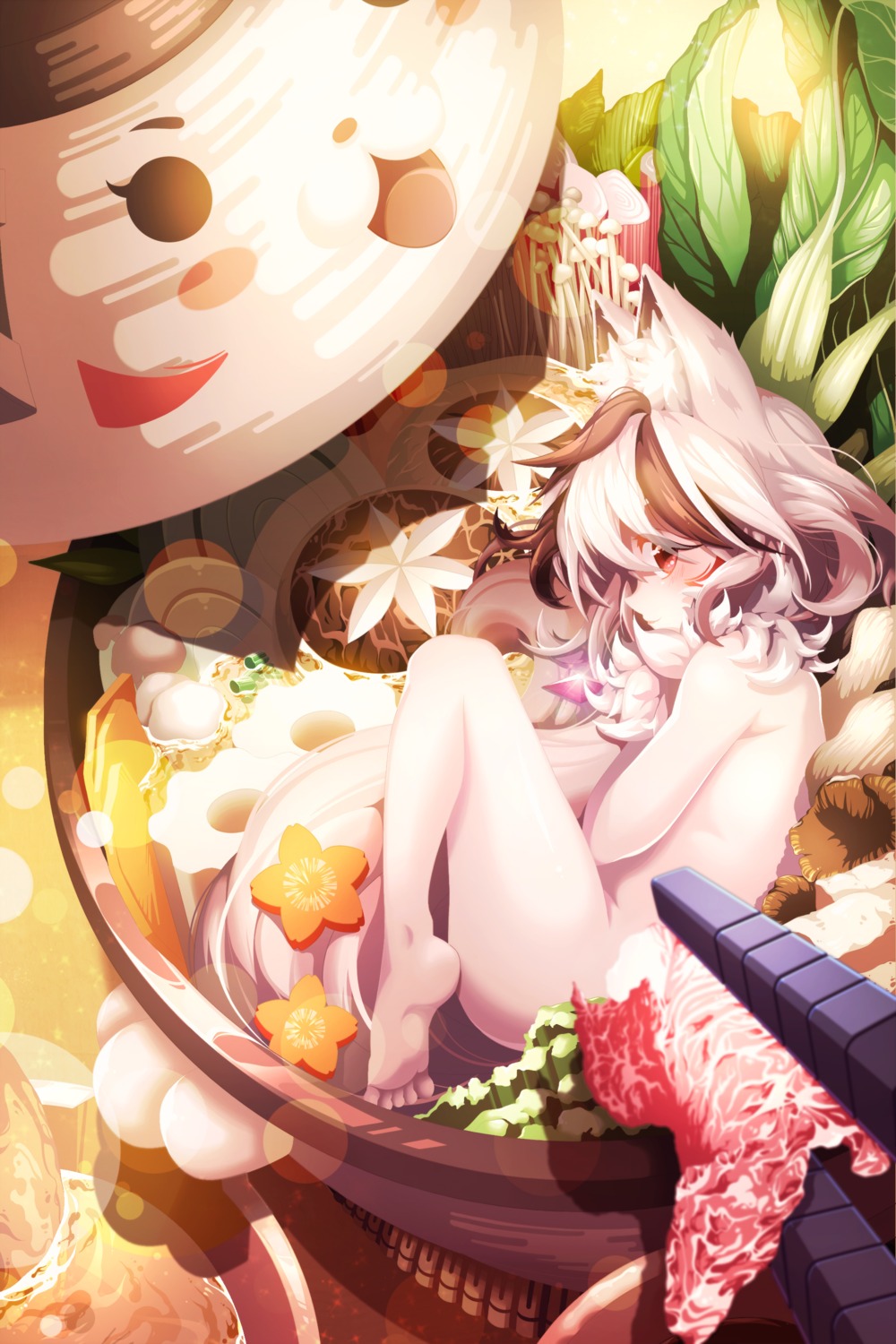 animal_ears chepill feet loli naked nekomimi tail