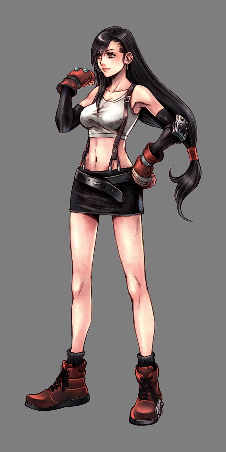 dissidia_final_fantasy final_fantasy final_fantasy_vii nomura_tetsuya square_enix tifa_lockhart transparent_png