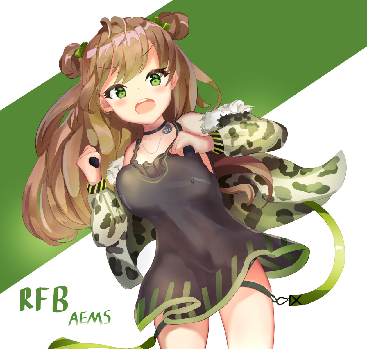 dress girls_frontline kazetou rfb_(girls_frontline)