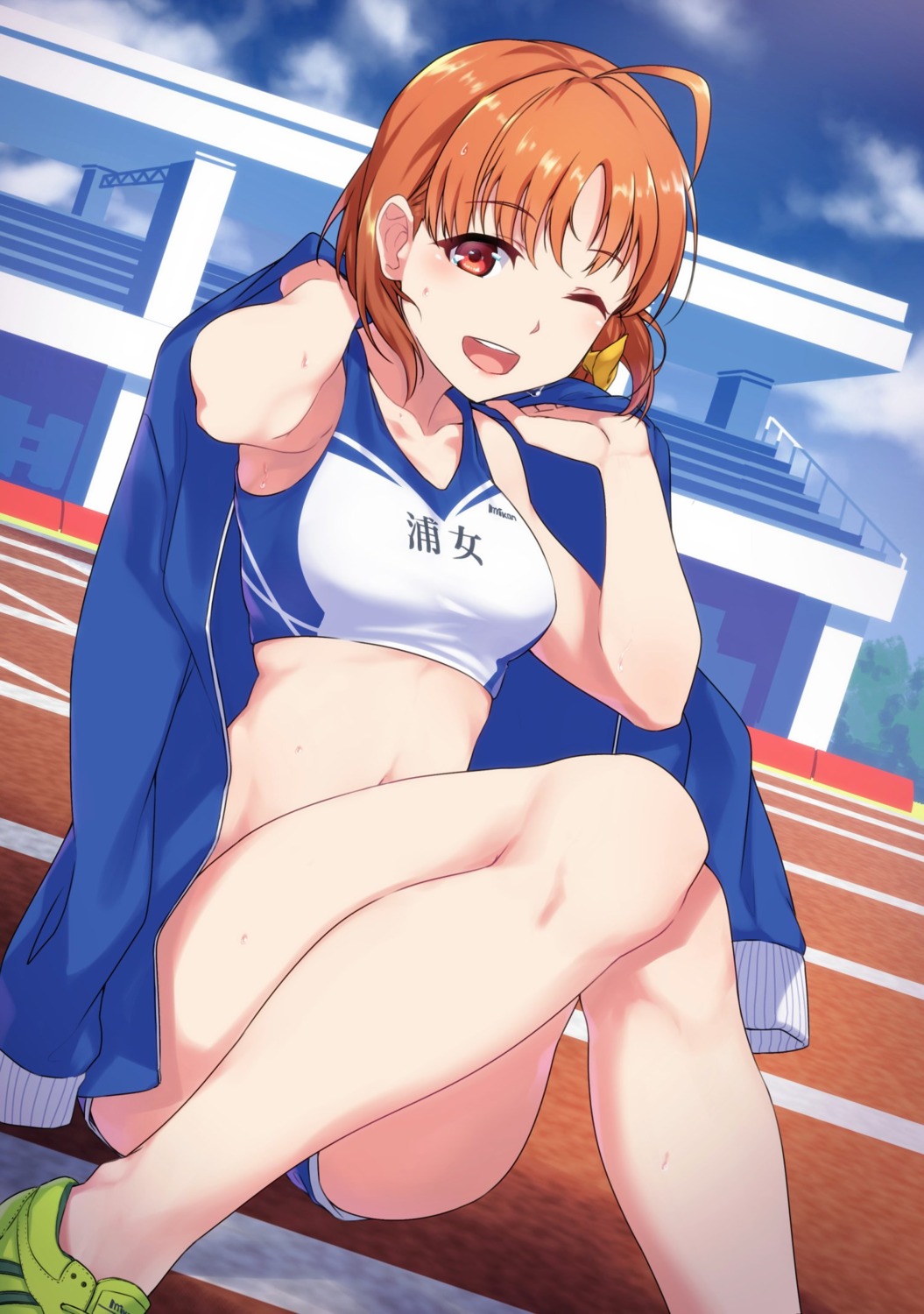 gym_uniform love_live!_sunshine!! takami_chika yamaori_(yamaorimon)