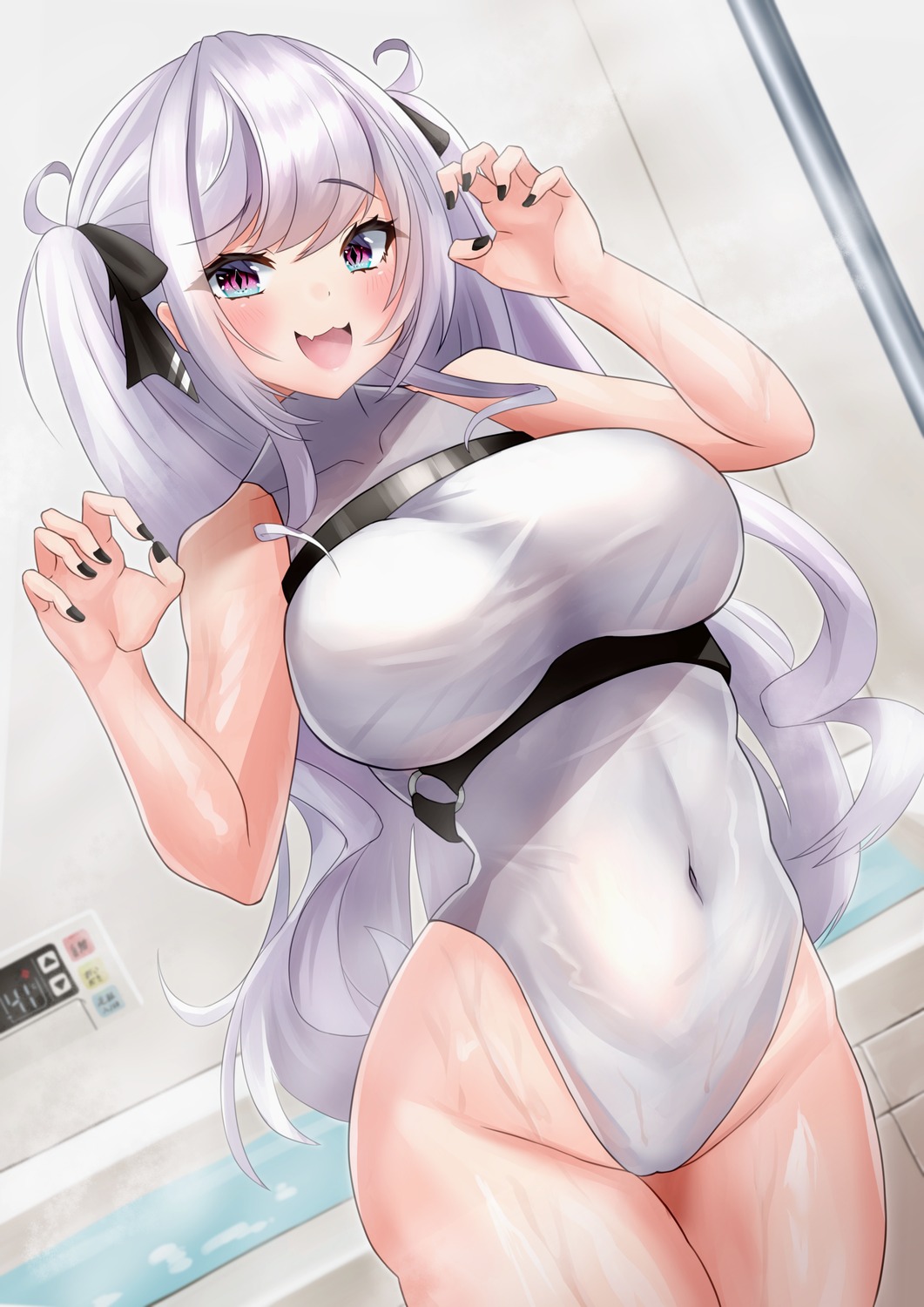 azur_lane bouhuuu cameltoe elbe_(azur_lane) swimsuits