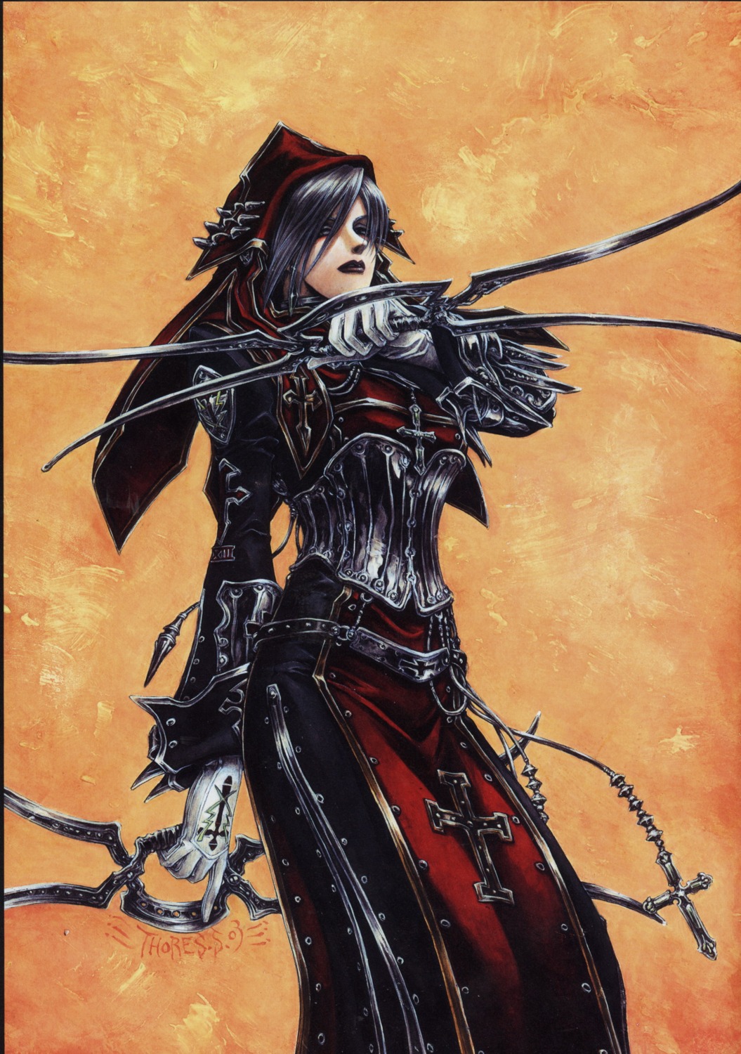 armor dress nun sister_paula_souwauski thores_shibamoto trinity_blood