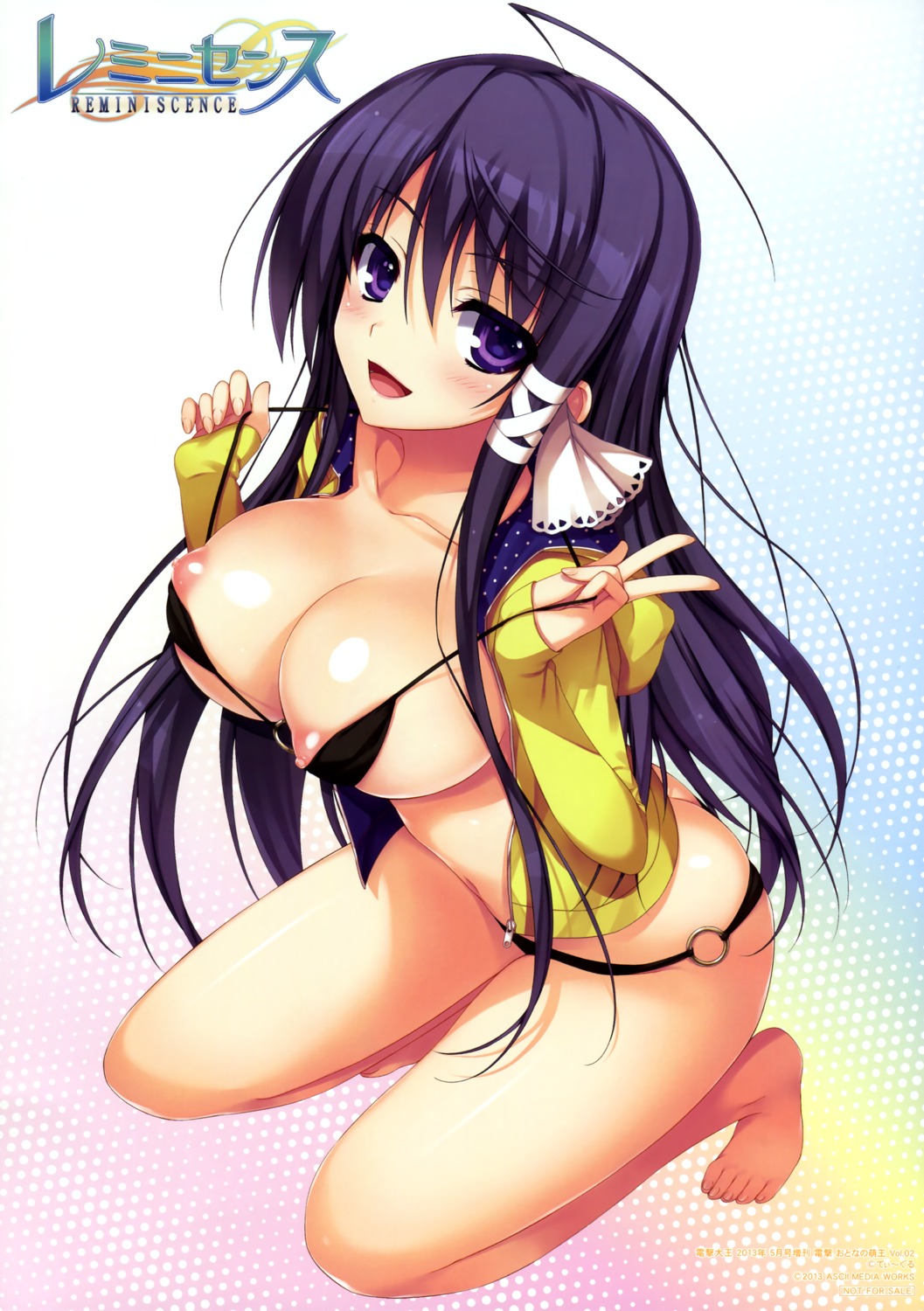 bikini breasts mizuno_rin nipple_slip nipples reminiscence swimsuits tomose_shunsaku