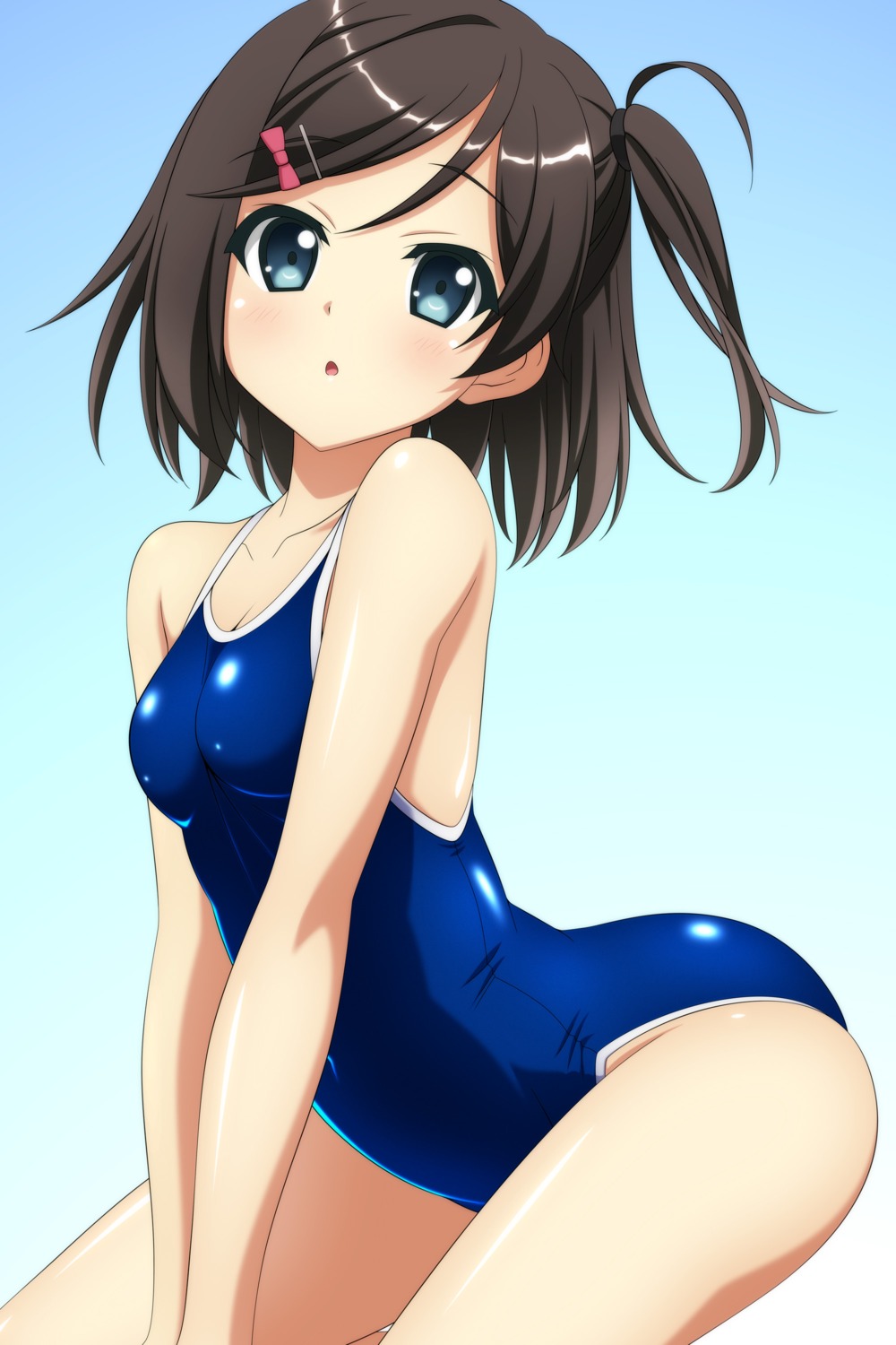 hentai_ouji_to_warawanai_neko school_swimsuit swimsuits tsutsukakushi_tsukiko wave_ride