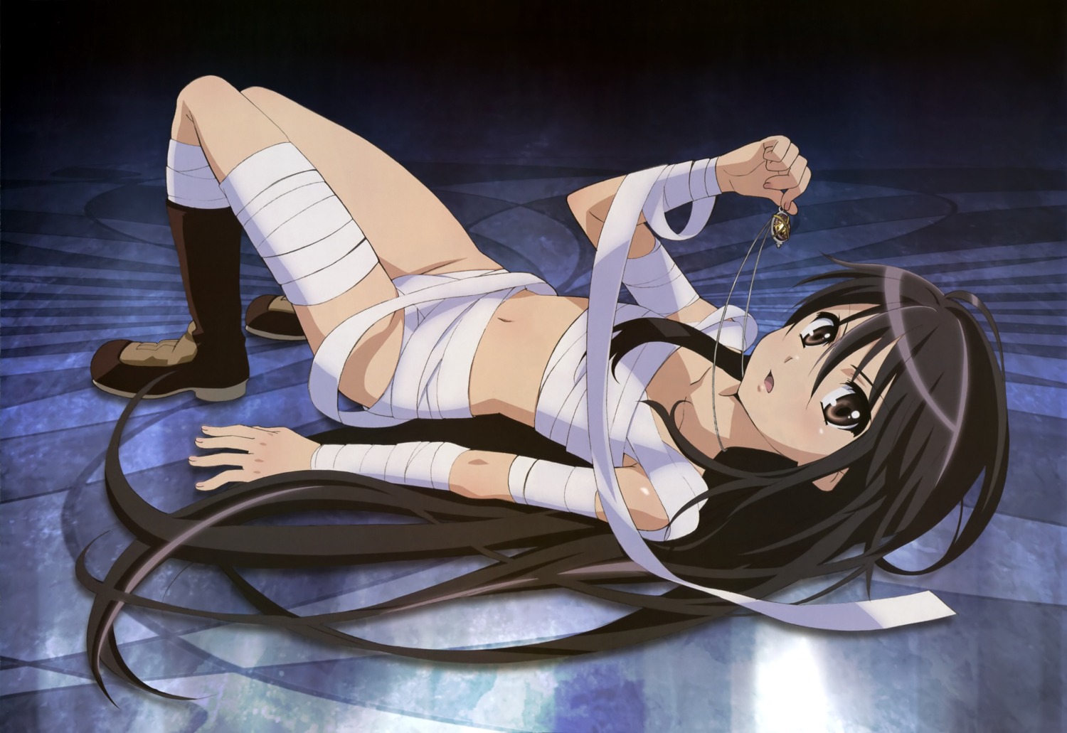 bandages imoto_yuki naked shakugan_no_shana shana